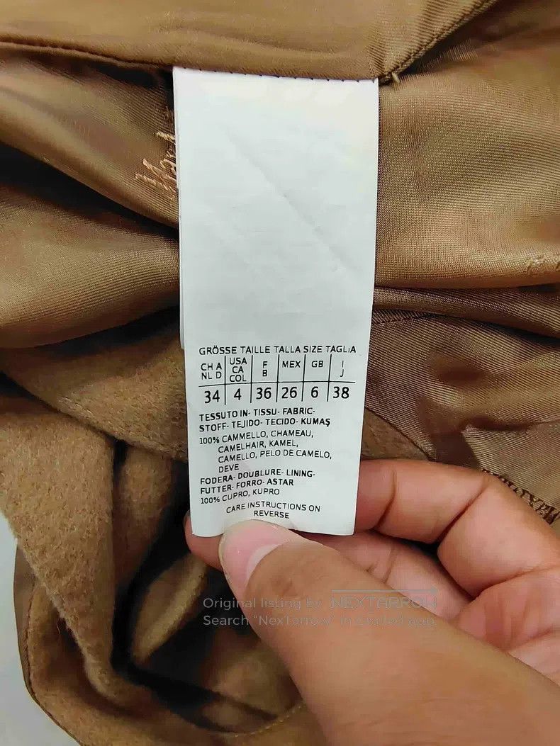 Max Mara Max Mara Solid Color V-Neck Reversible Double-Breasted Ves Size XS / US 0-2 / IT 36-38 - 4 Thumbnail