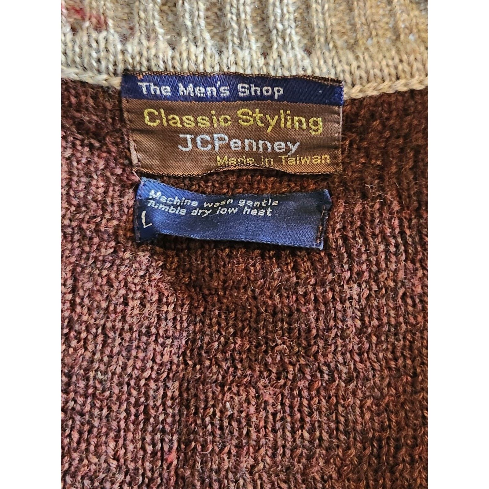 Other JC Penny's The Men's Shop Button Up Sweater Vest Wool Large Size US L / EU 52-54 / 3 - 6 Thumbnail