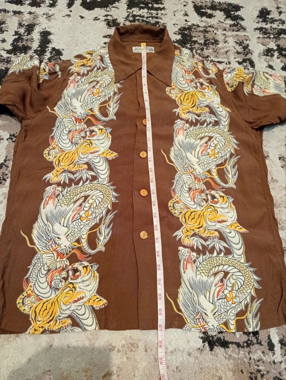 Japanese Brand Vintage Japanese Hanauma Bay Dragon Tiger Aloha Shirt Size US L / EU 52-54 / 3 - 10 Thumbnail