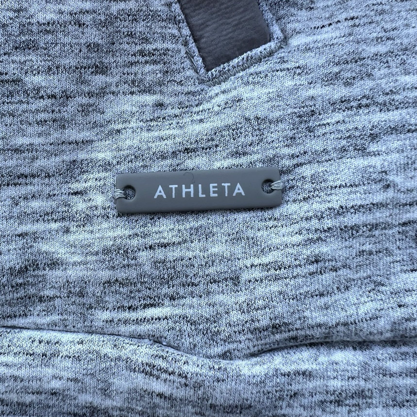 Athleta VINTAGE Athleta Bomber Jacket Womens Medium Gray Casual Travel Full Zip Pockets 2010s Size M / US 6-8 / IT 42-44 - 3 Thumbnail