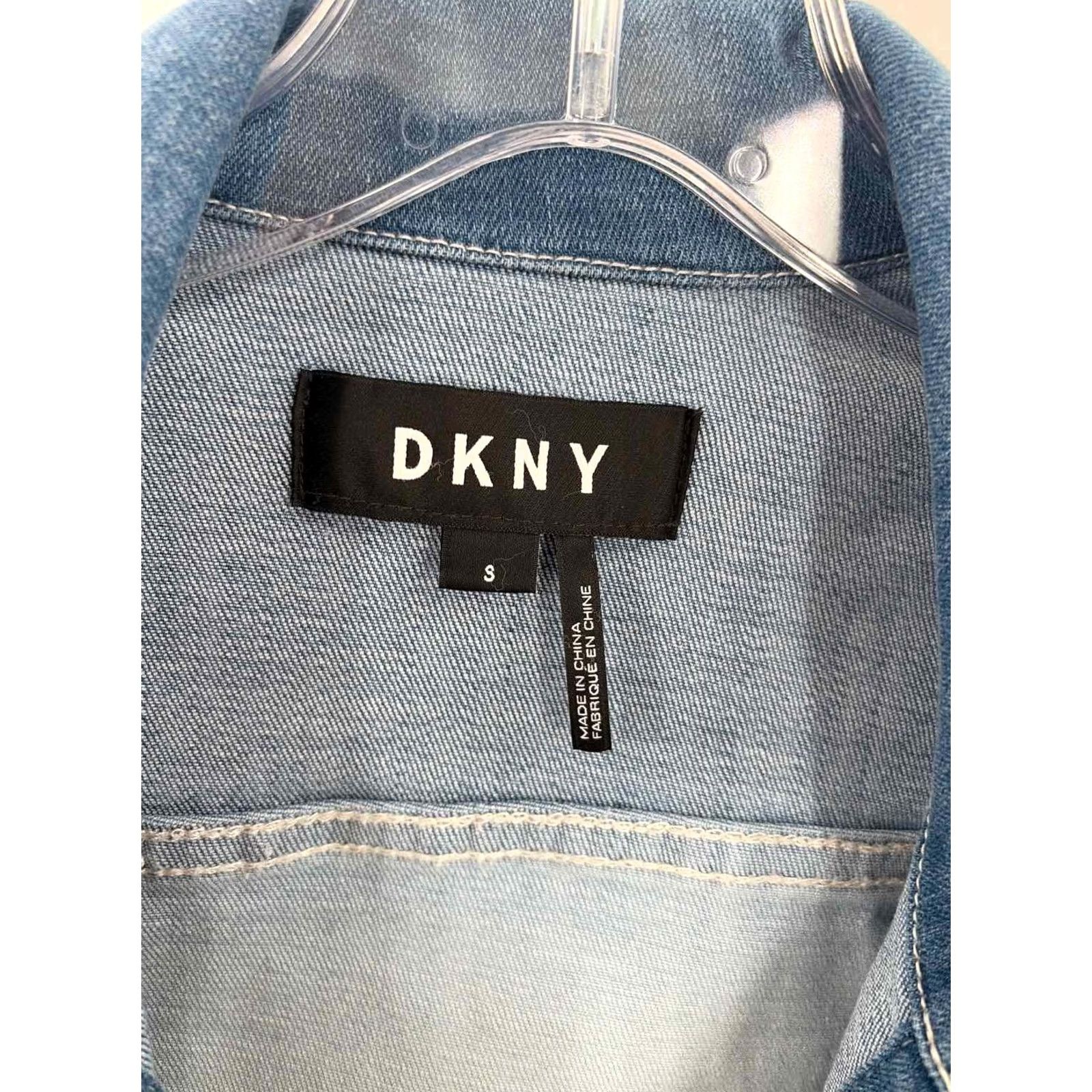 DKNY DKNY Jacket Small Blue Pre Owned Size Jean Size 28" / US 6 / IT 42 - 3 Thumbnail