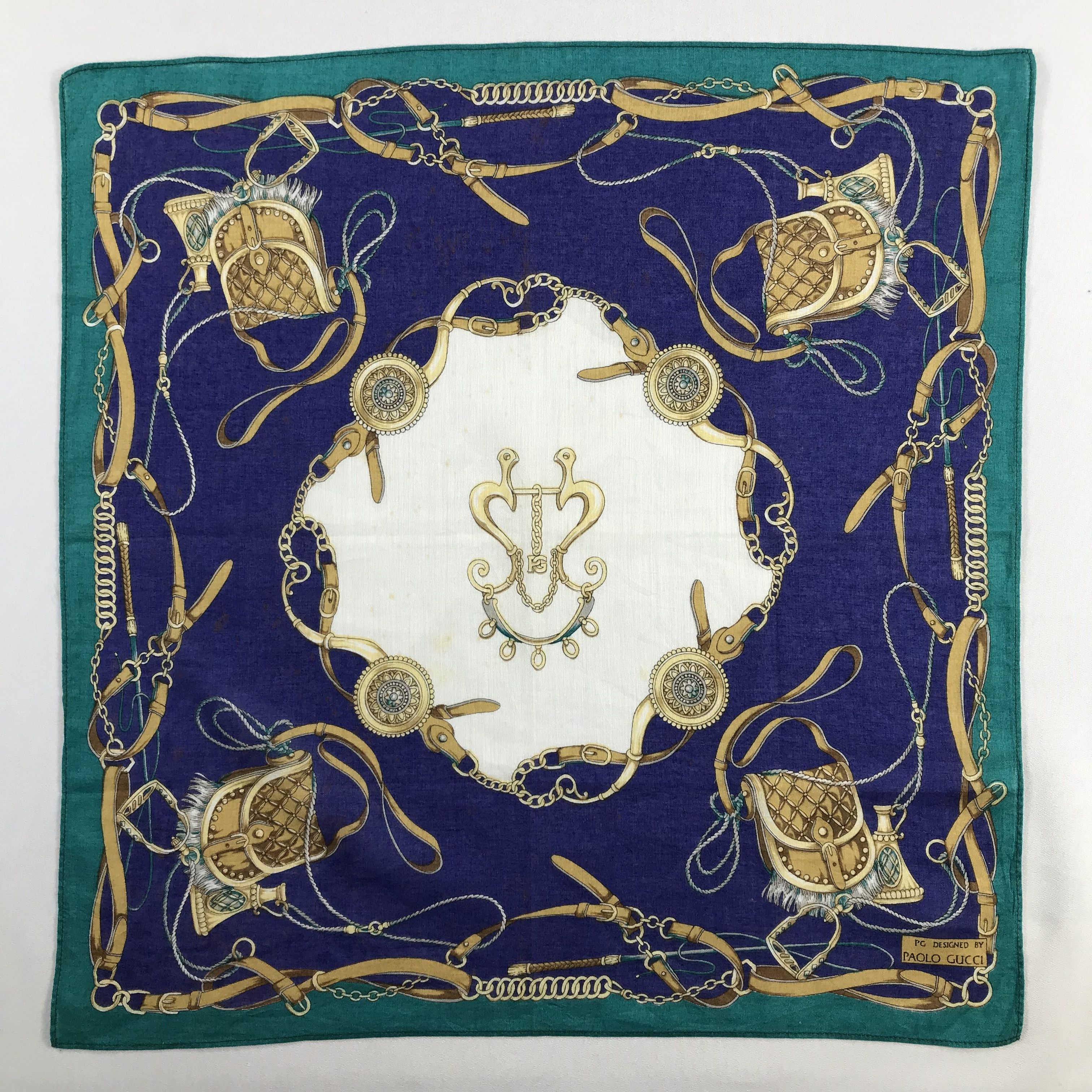 Paolo Gucci Paolo Gucci Handkerchief / Bandana / Neckerchief C536 Size ONE SIZE - 5 Thumbnail