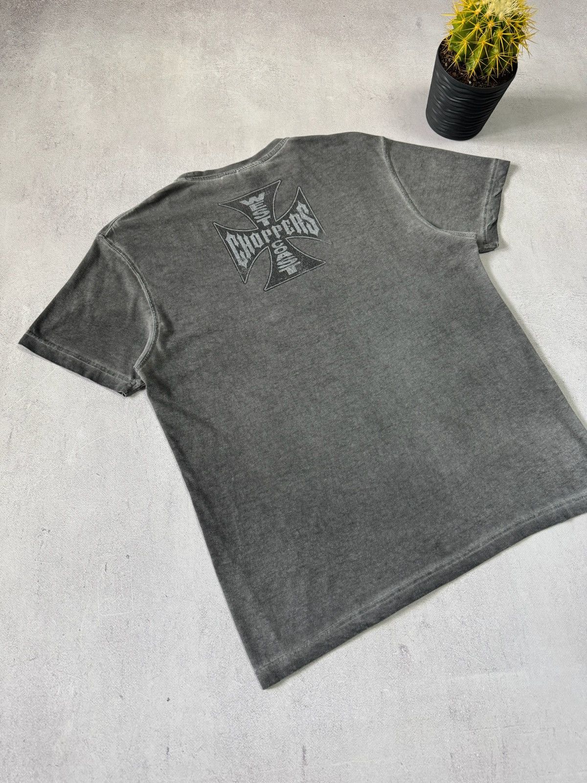 Vintage × West Coast Choppers Vintage 90s West Coast Choppers T Shirt Tee Skull Rare Y2K Size US M / EU 48-50 / 2 - 7 Thumbnail