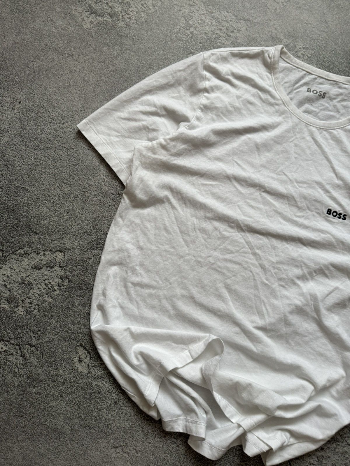 Designer × Hugo Boss Hugo boss L/M white tee T-shirt polo tank Size US L / EU 52-54 / 3 - 2 Thumbnail