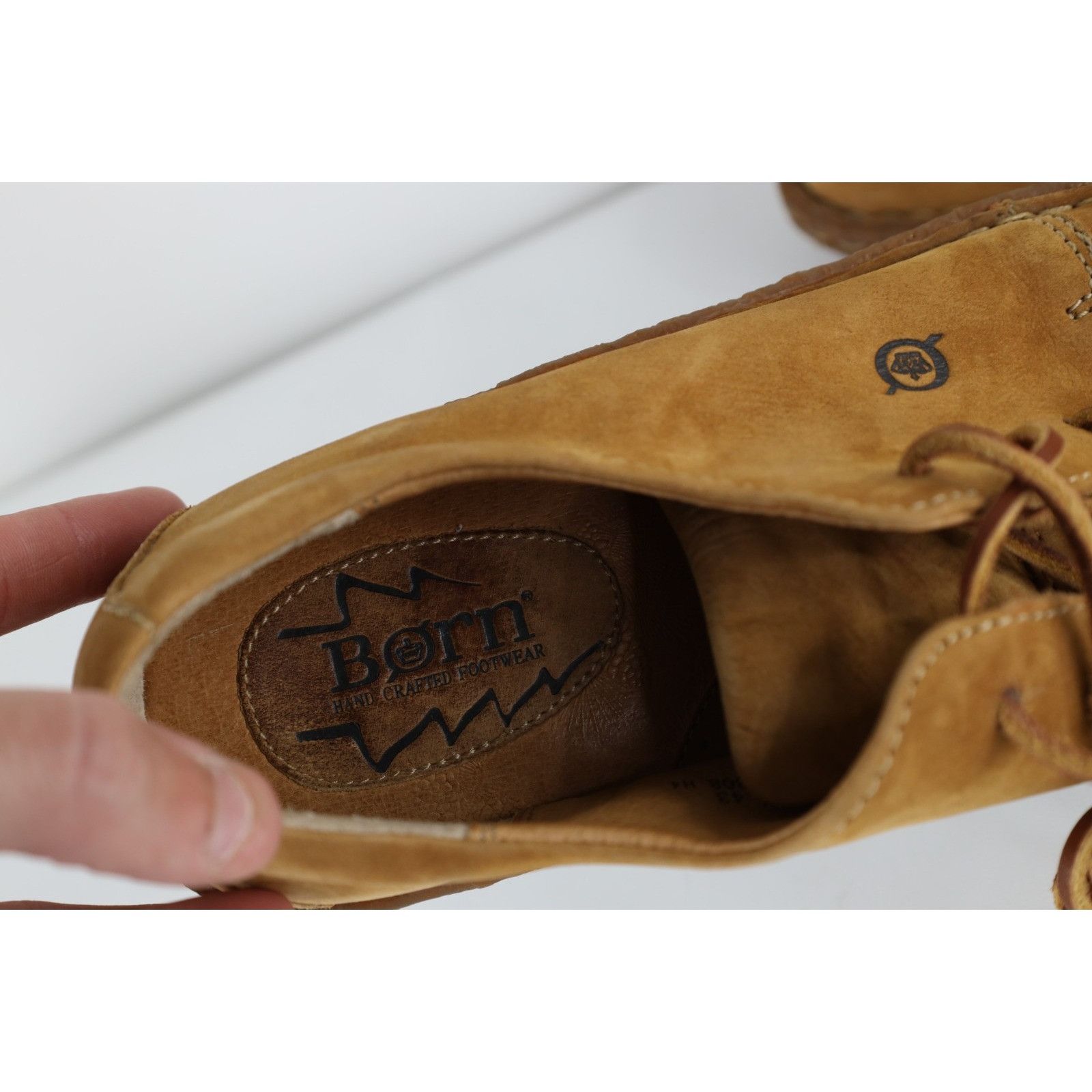 Born Born Distressed Nubuck Suede Leather Moccasin Shoes Size US 11 / IT 41 - 8 Thumbnail