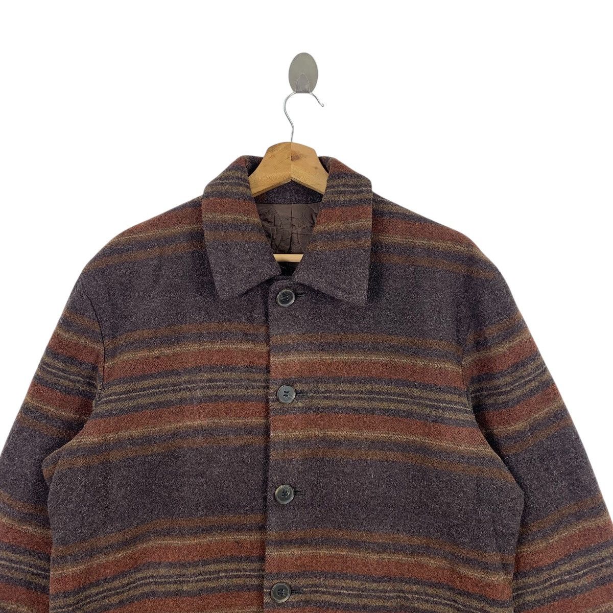 Japanese Brand × Melrose × Vintage Vintage MEN’S MELROSE Japanese Brand Wool Overcoat Jacket Size US L / EU 52-54 / 3 - 4 Thumbnail
