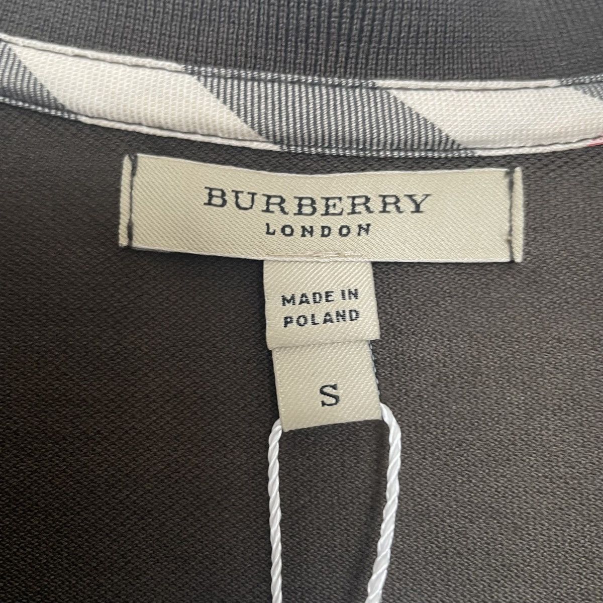 Burberry Burberry Brown Lace Trim Short Sleeve Polo Shirt K26WX Size S / US 4 / IT 40 - 5 Thumbnail
