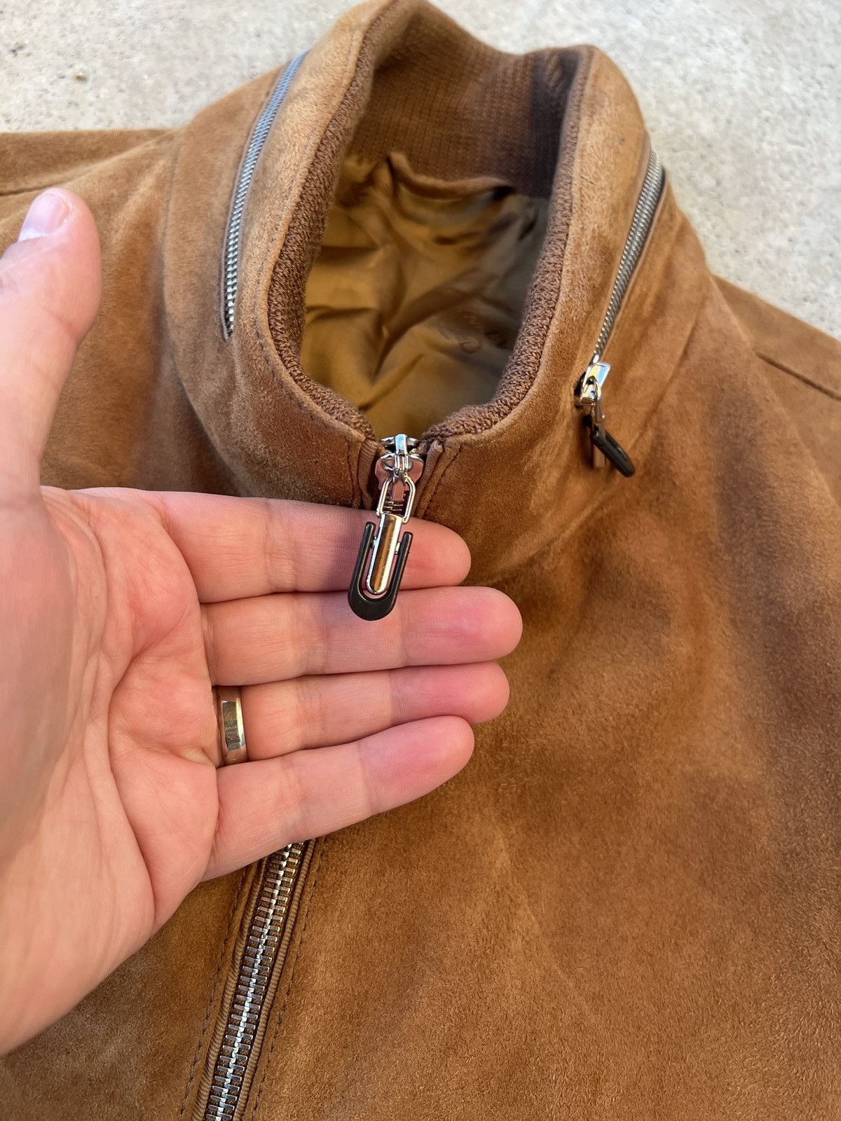 Other Latini Firenze Leather Jacket Size US XL / EU 56 / 4 - 2 Thumbnail
