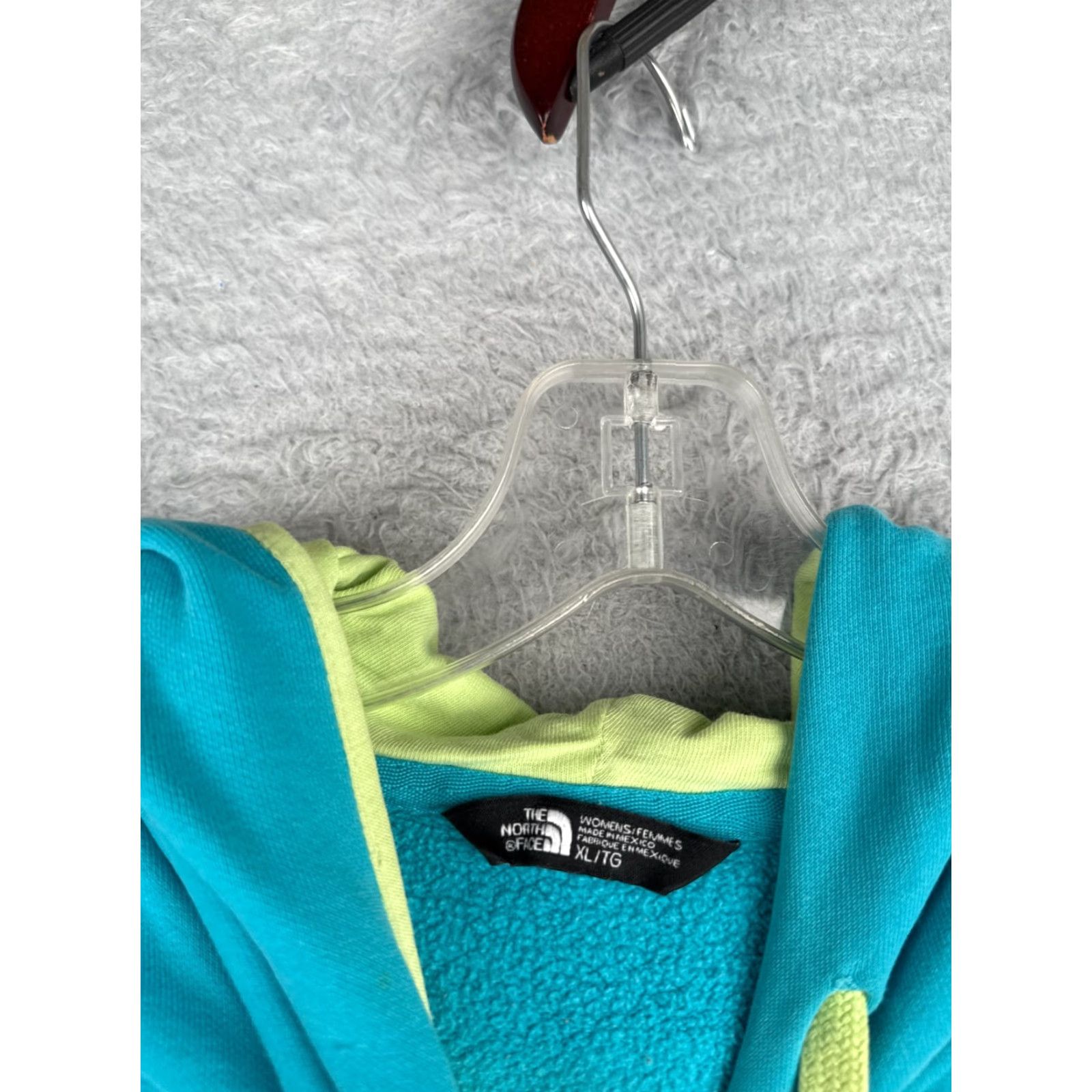 The North Face The North Face Hoodie Womens XL Blue Pullover Cotton Blend Size XL / US 12-14 / IT 48-50 - 7 Thumbnail