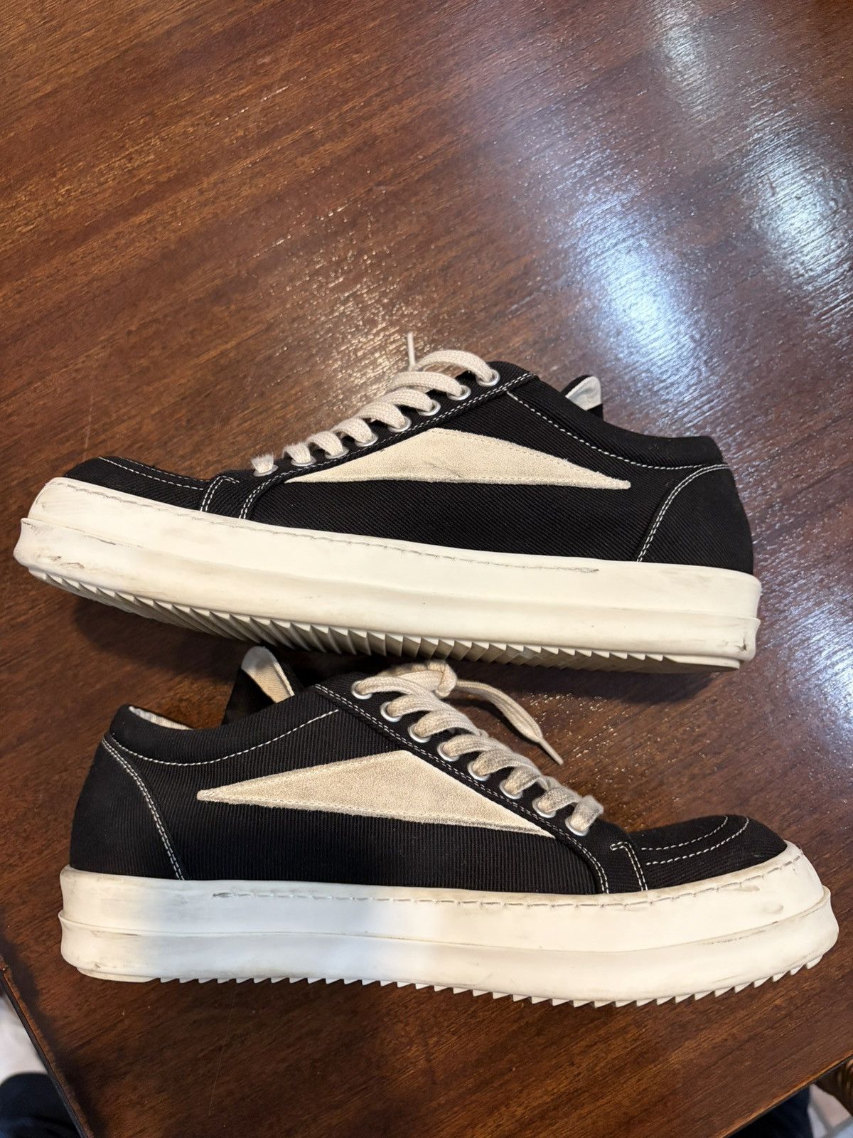 Rick Owens Jumbo Lace Padded Sneaker Low Amethyst Milk