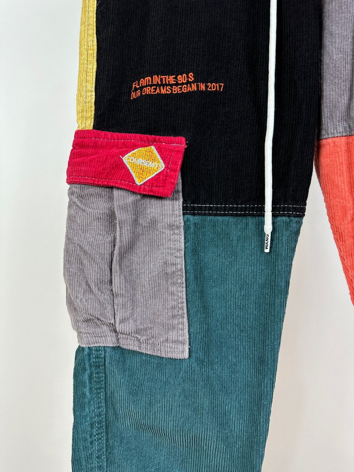 Japanese Brand Stussy x Coursemys Corduroy Patchwork Cargo Pants Size US 30 / EU 46 - 11 Thumbnail
