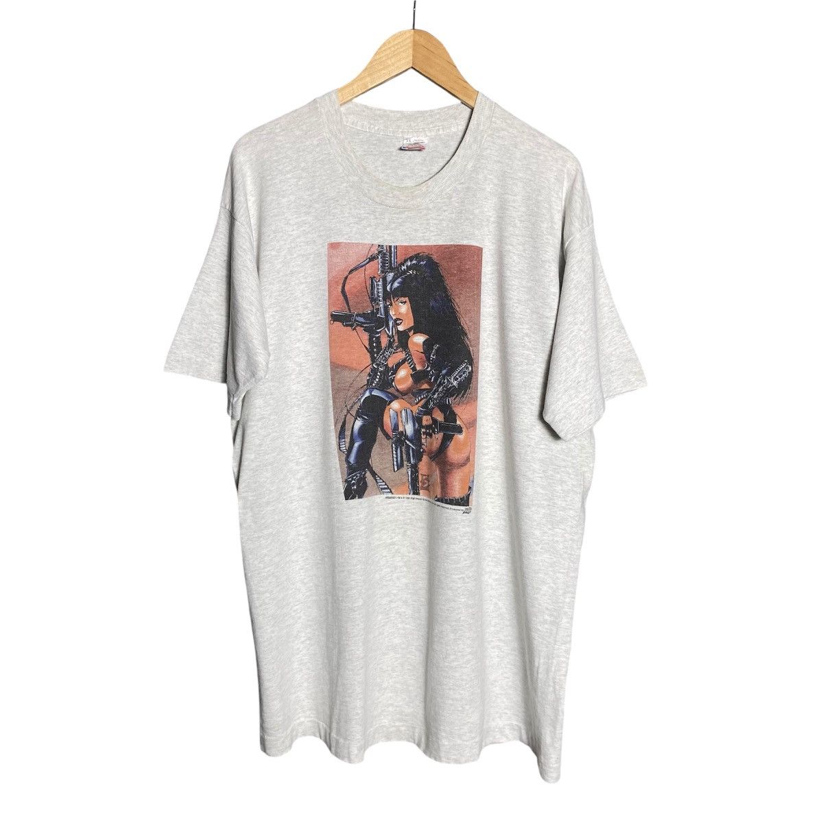 Vintage Rare Vintage 90s High Impact Double Impact Comic T-Shirt Size US XL / EU 56 / 4 - 2 Thumbnail