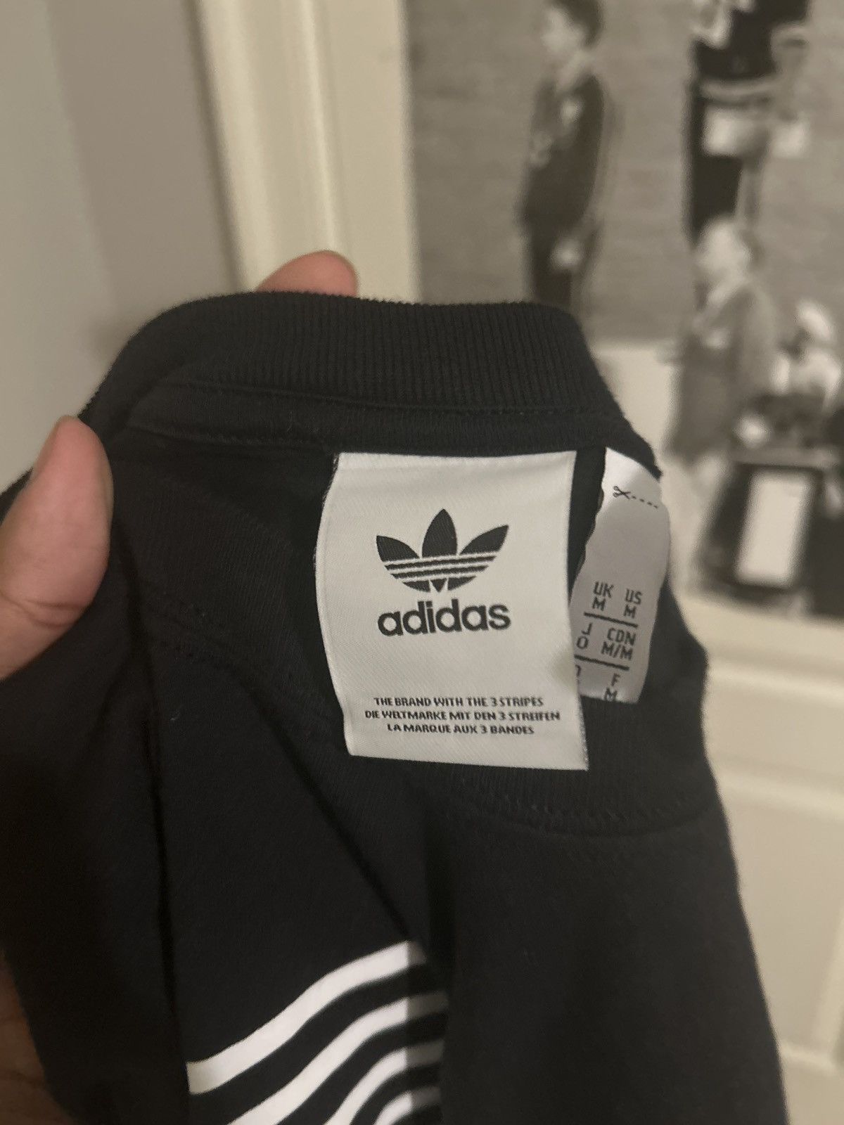 Adidas Black Adidas Originals Tee Size US M / EU 48-50 / 2 - 3 Thumbnail