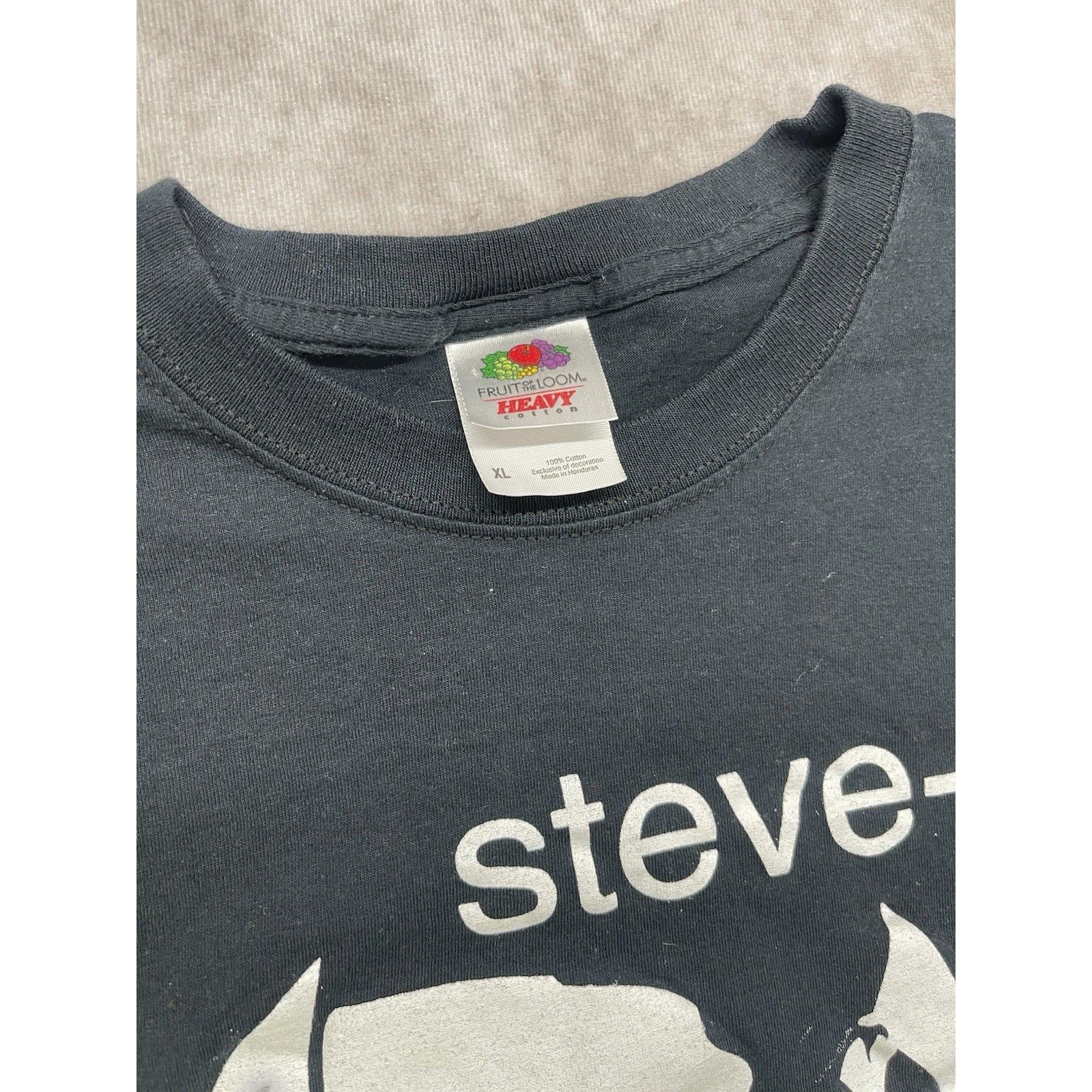 Fruit Of The Loom VTG Autographed Steve-O Jackass T-Shirt XL Black Fruit Loom Size US XL / EU 56 / 4 - 3 Thumbnail