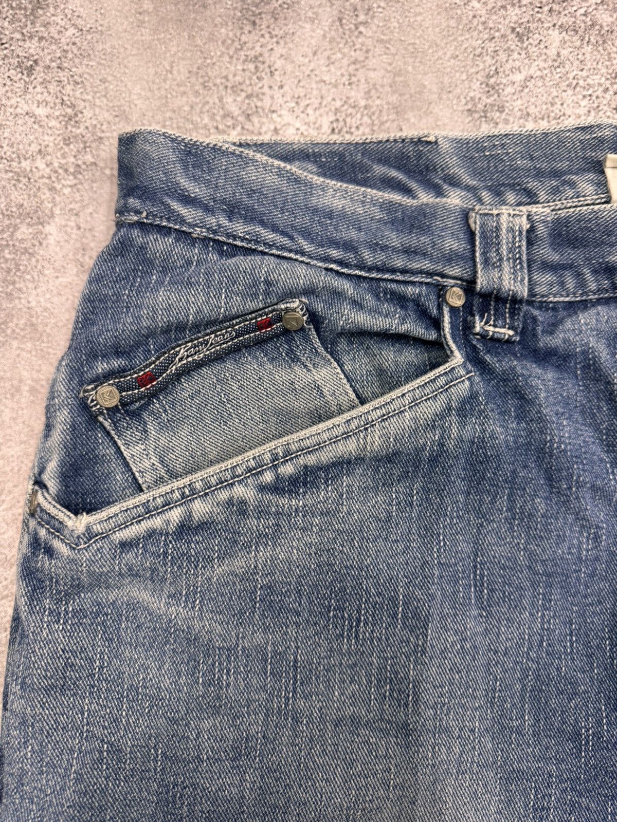 Karl Kani Karl Kani Texas Vintage Men’s Jeans Grey Cotton Size 36 Size US 36 / EU 52 - 10 Thumbnail