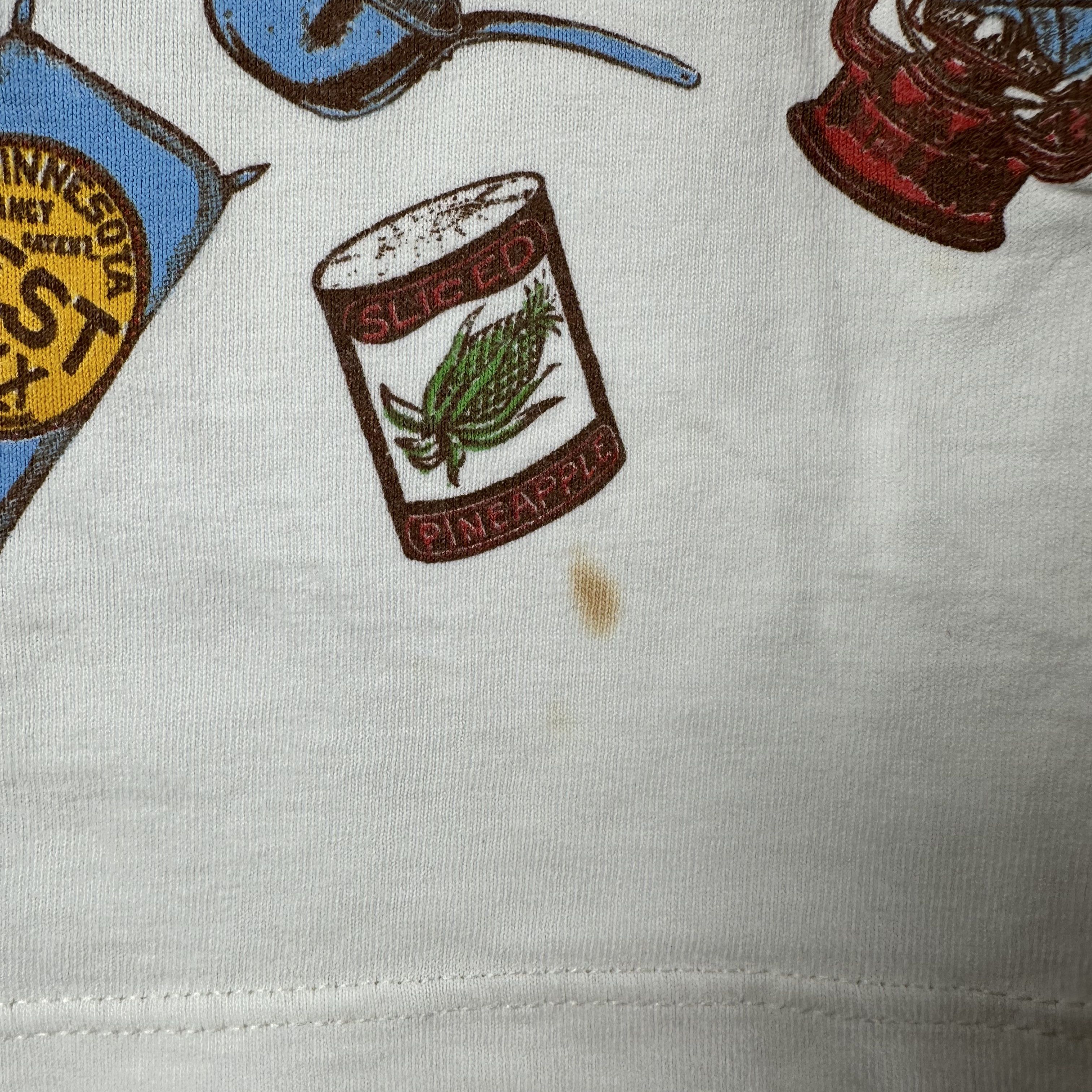 Vintage ​​​​Camping A Great Excuse to Eat Beans and Stop Shaving Tee Size US XL / EU 56 / 4 - 5 Thumbnail
