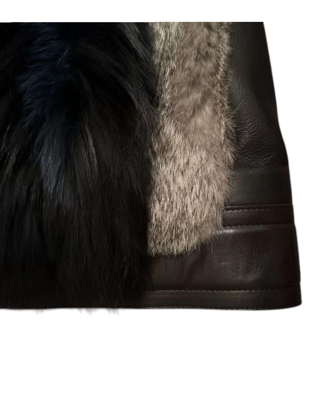 Roberto Cavalli FOX FUR LEATHER VEST Size M / US 6-8 / IT 42-44 - 4 Thumbnail