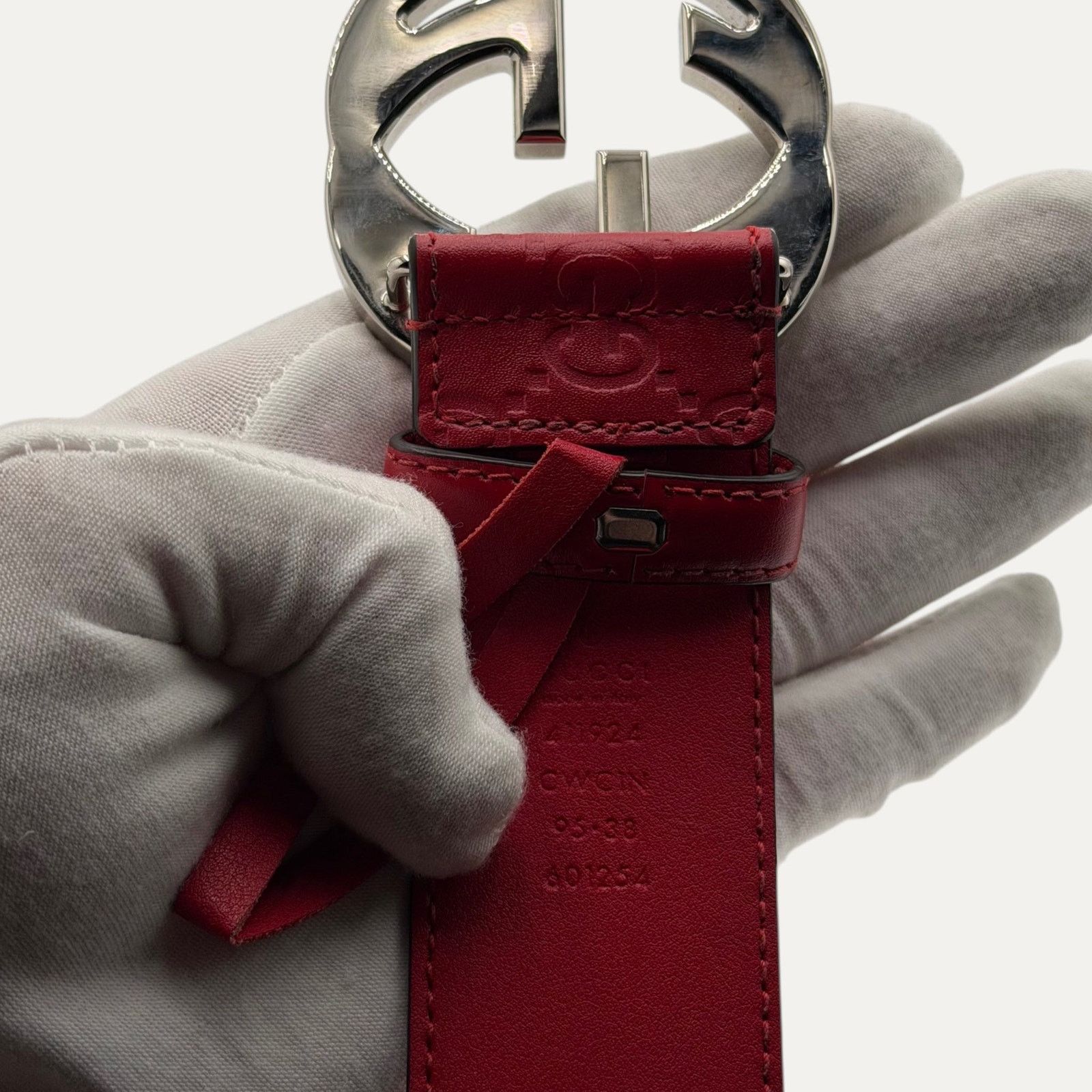 Gucci Gucci Interlocking G Logo Leather Belt Size 38 - 3 Thumbnail