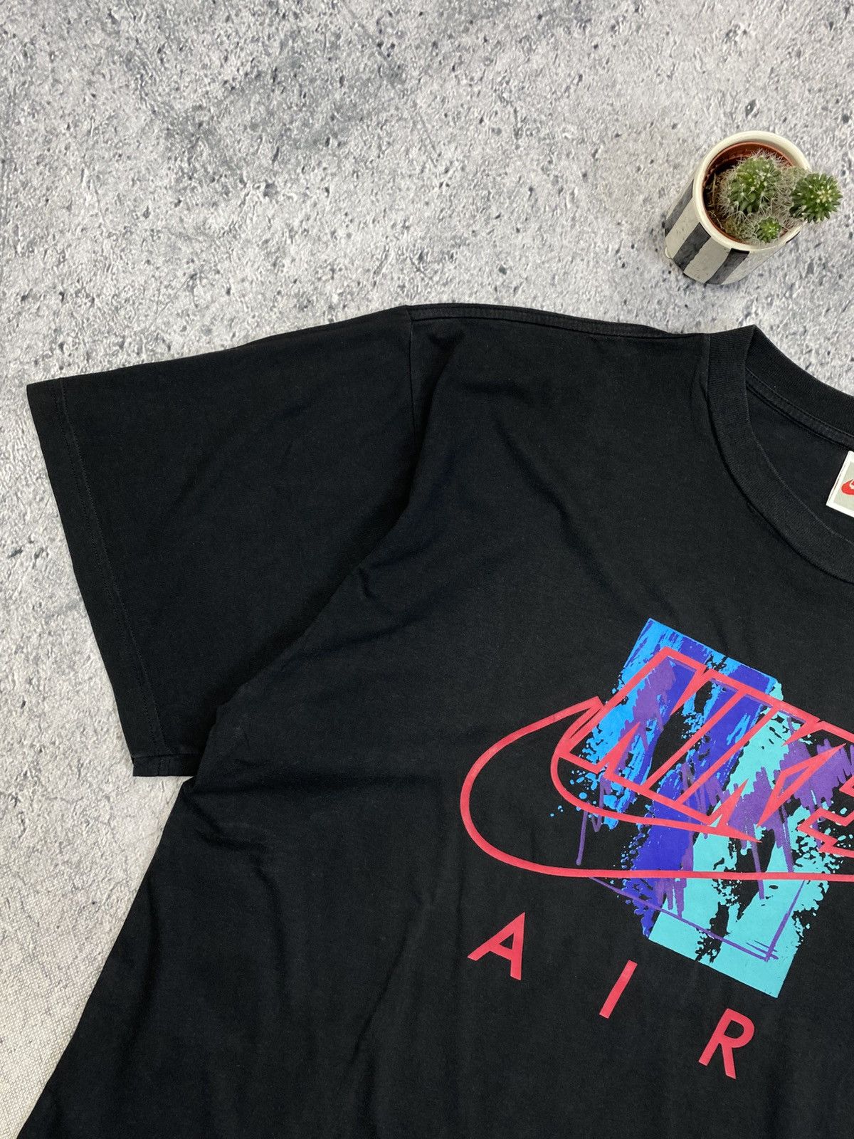 Nike × Vintage Vintage Nike Tee Single Stich 90’ Size US XXL / EU 58 / 5 - 2 Thumbnail