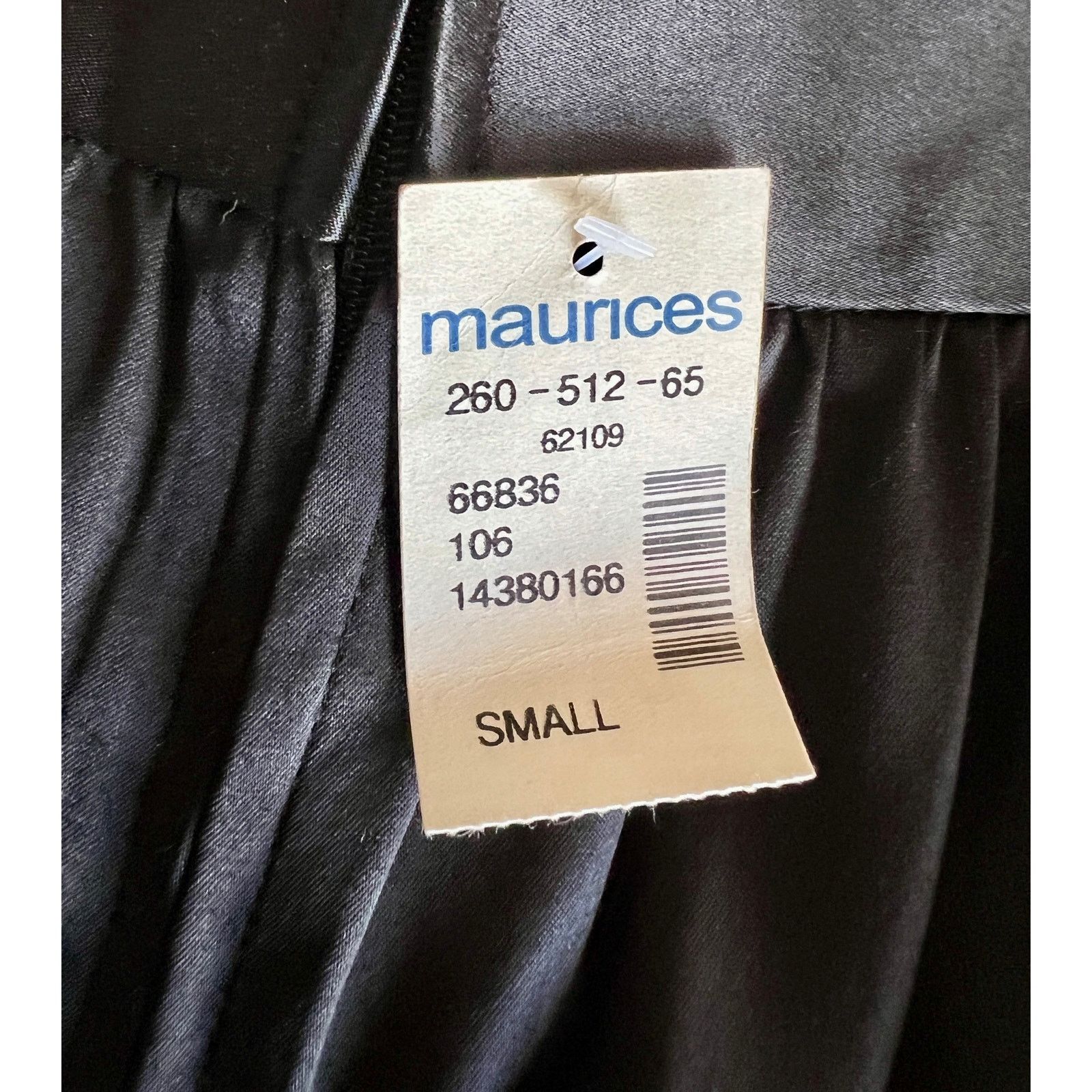 Other Women's STUDIO Y Black Satin & Sequin A-line Skirt, NWT Size 26" / US 2 / IT 38 - 7 Thumbnail