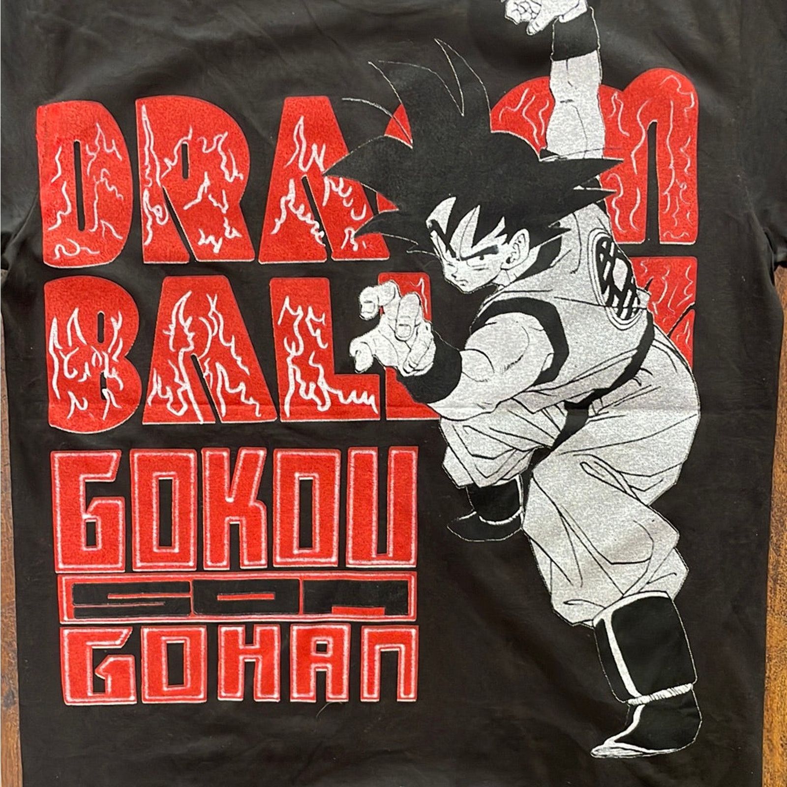 Giant Single Stitch Dragon Ball Z All Over Giant Large Size US L / EU 52-54 / 3 - 6 Thumbnail