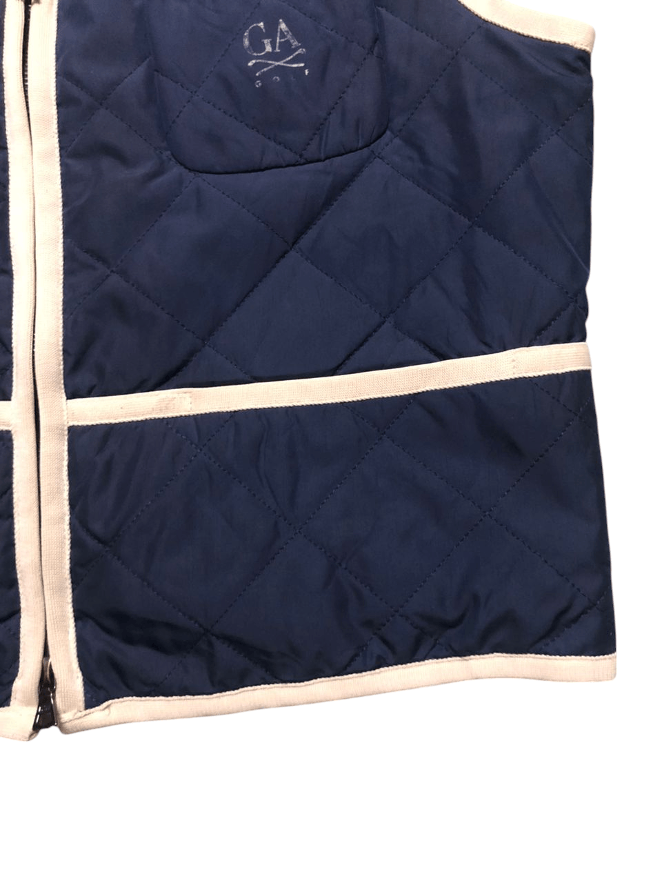 Giorgio Armani Vintage Giorgio Armani Golf Quilted Vest Riri Zipper Size US S / EU 44-46 / 1 - 7 Thumbnail