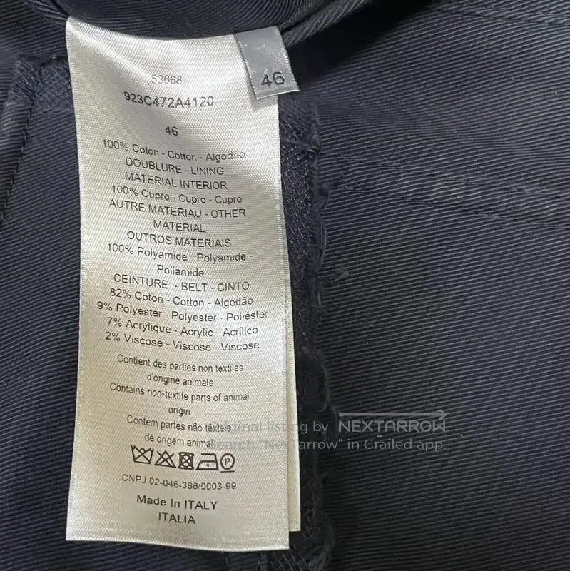 Dior Dior Navy Blue Long Sleeve Men's Jacket . Size US L / EU 52-54 / 3 - 5 Thumbnail