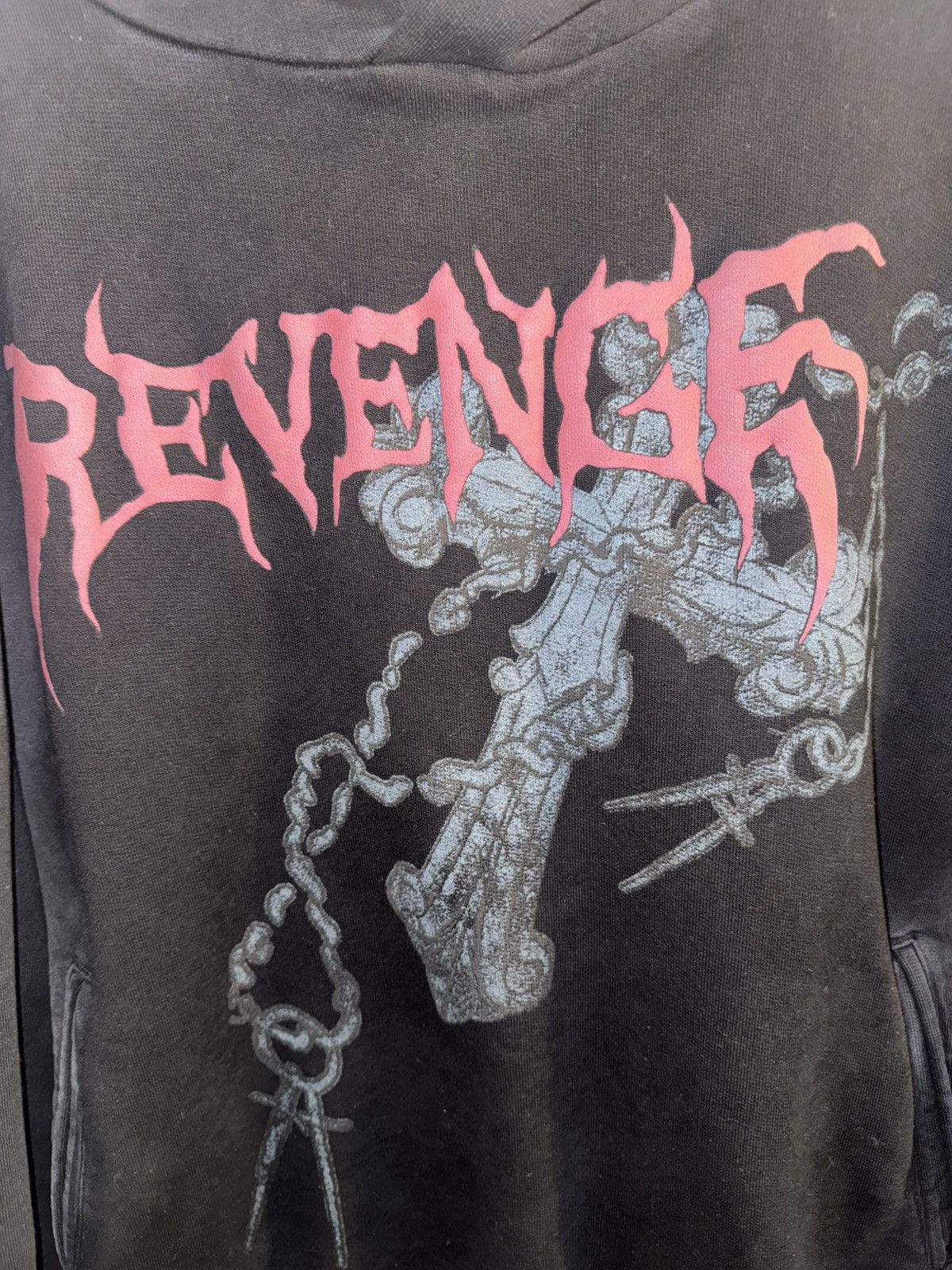 Revenge Revenge Chain Cross Hoodie Size US L / EU 52-54 / 3 - 5 Thumbnail