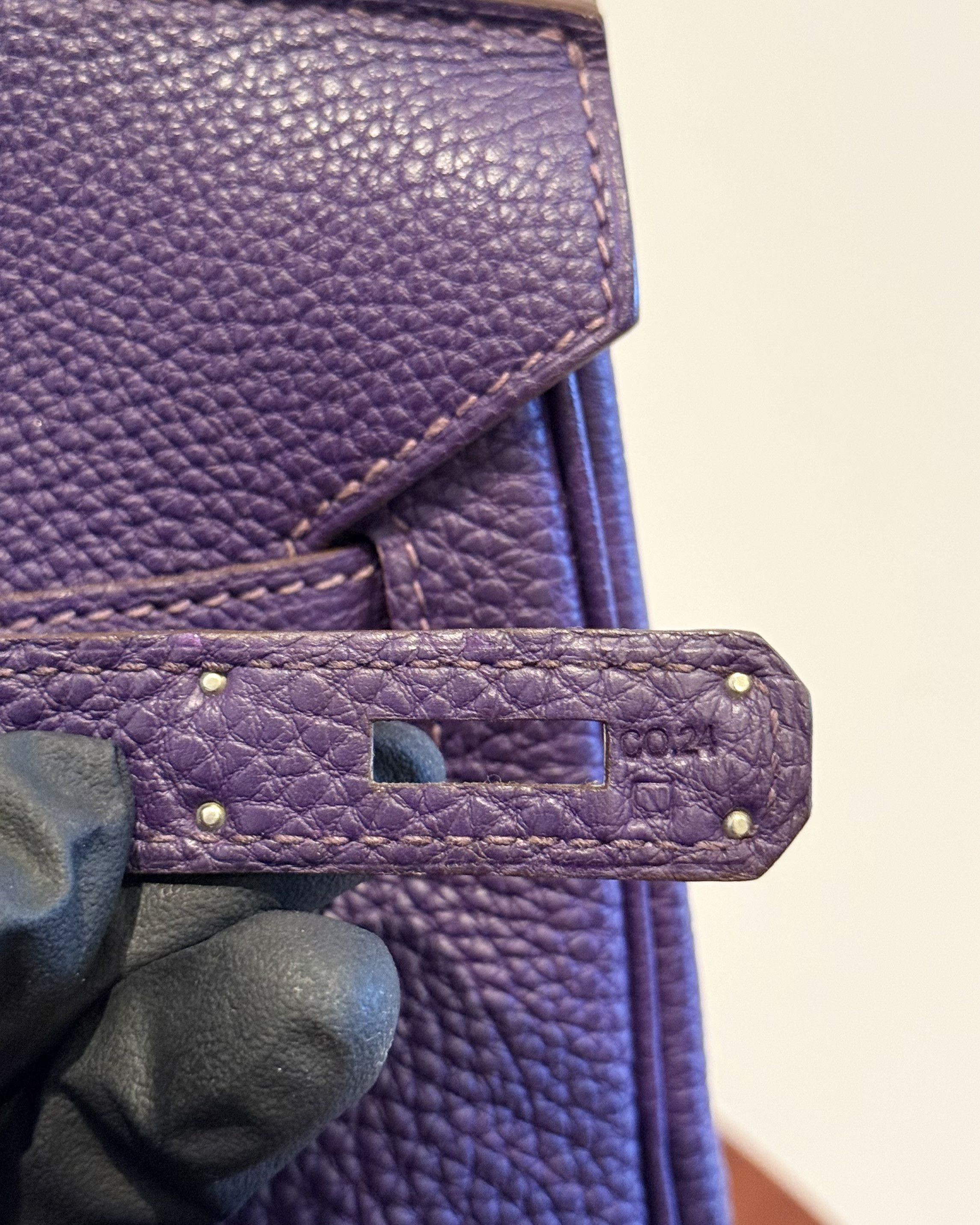 Hermes Hermes Togo Birkin 35 Iris Size ONE SIZE - 7 Thumbnail