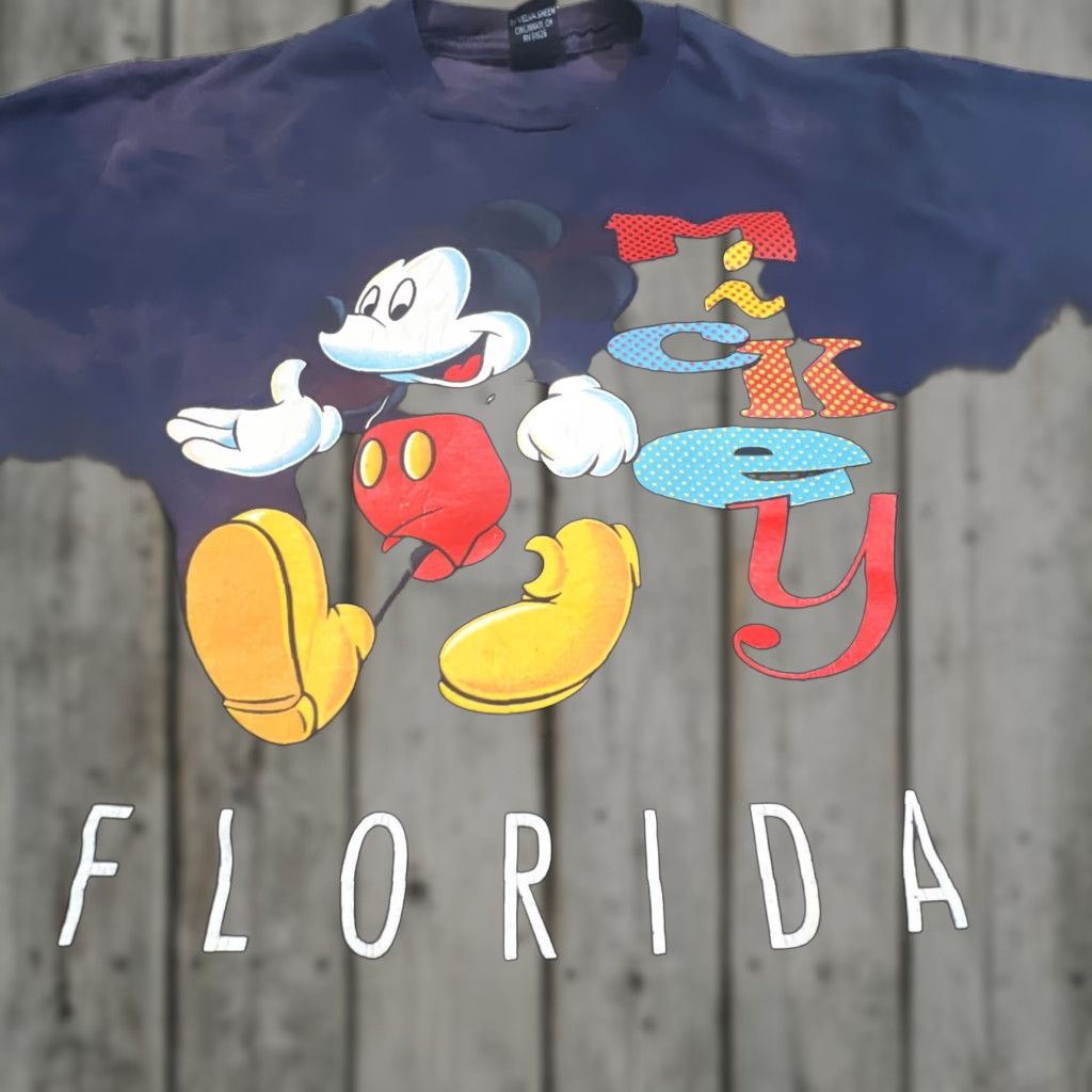 Mickey Unlimited VINTAGE Mickey Unlimited Disney Mickey Mouse Florida Graphic T-Shirt Adult XL Blue Size US XL / EU 56 / 4 - 1 Thumbnail