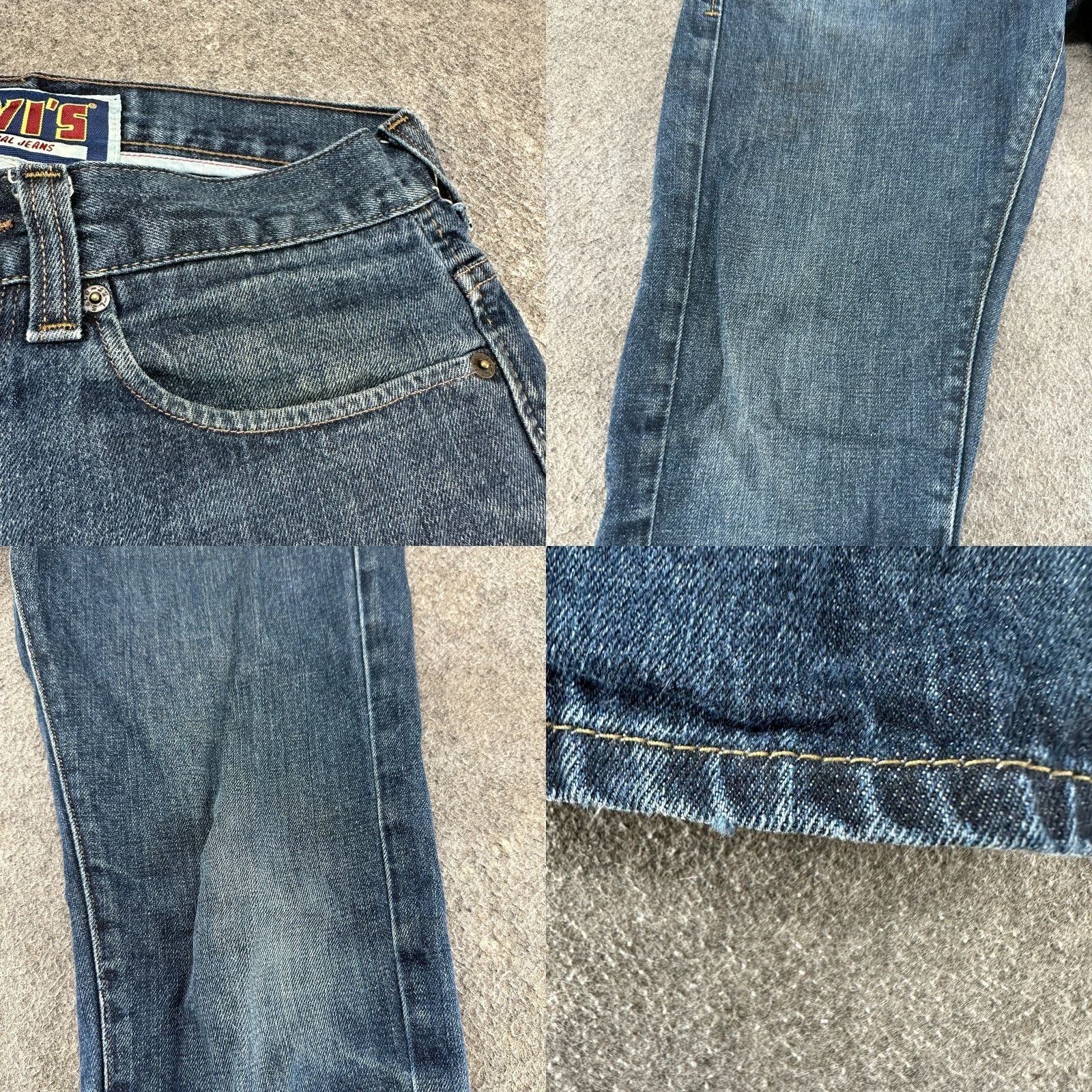Levi's Levi's 511 Jeans Slim Straight Blue Denim 31x30 Men's Jeans Slim Fit Dark Wash 5-Pocket Cotton Cotton Logo Zipper Button Vintage? No (but keep). Size US 31 - 8 Thumbnail