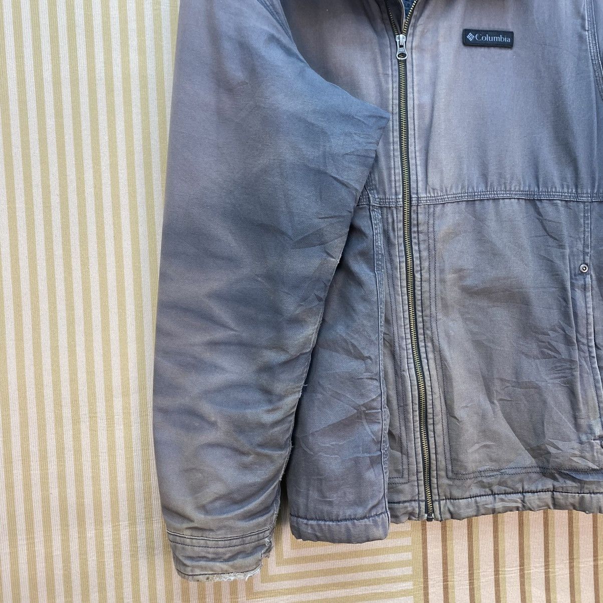Japanese Brand 🫶Vintage Distressed Columbia Shearling Blanket Jacket Size US M / EU 48-50 / 2 - 17 Thumbnail