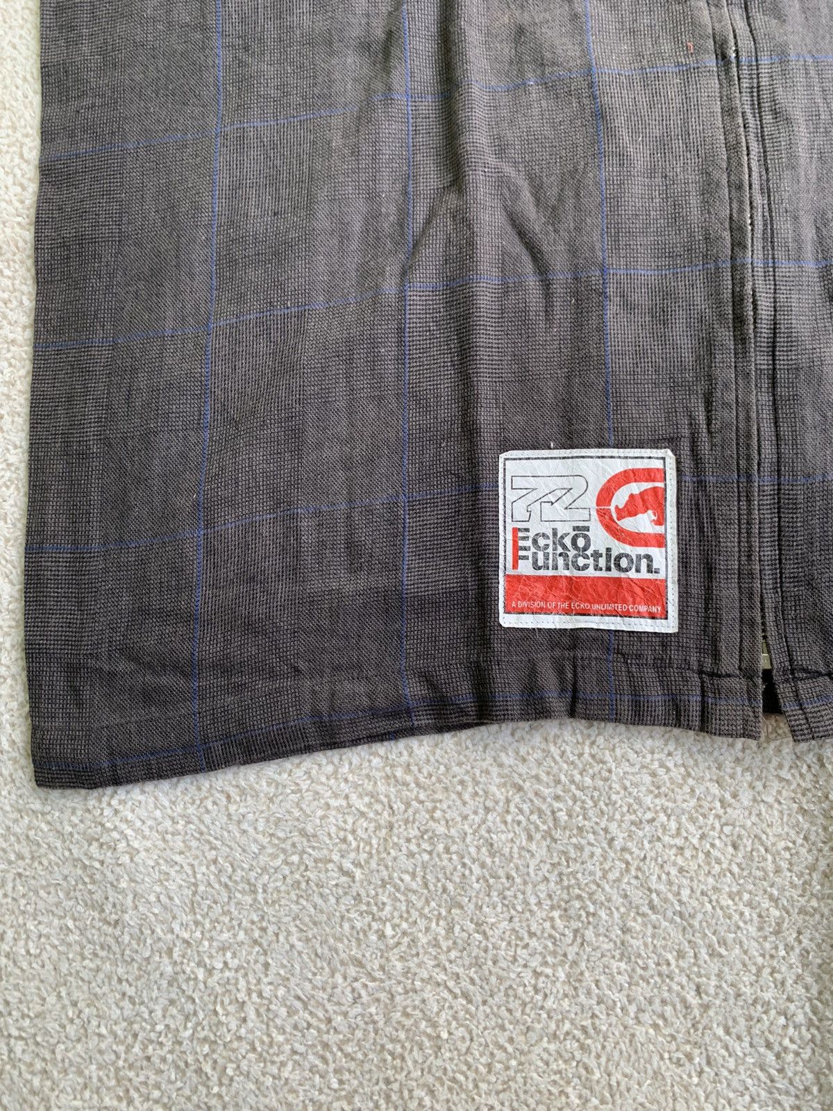 Ecko Unltd. × Vintage Y2K ECKO Zip Up Shirt Size US L / EU 52-54 / 3 - 3 Thumbnail