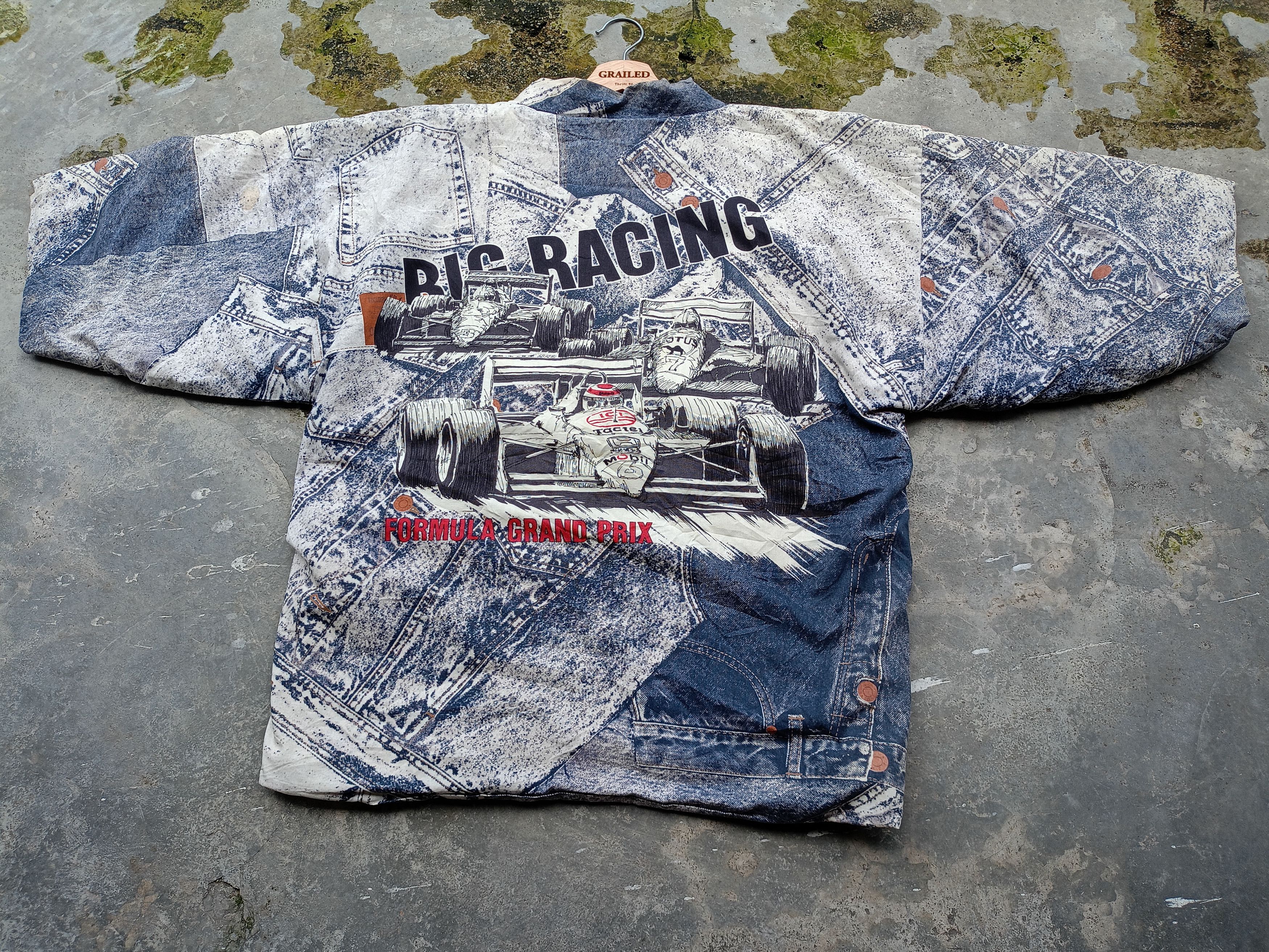 Beauty Beast × Japanese Brand × Komono 💥 vintage kimono My hanten,💥formula grand prix 💥 Size US L / EU 52-54 / 3 - 1 Thumbnail
