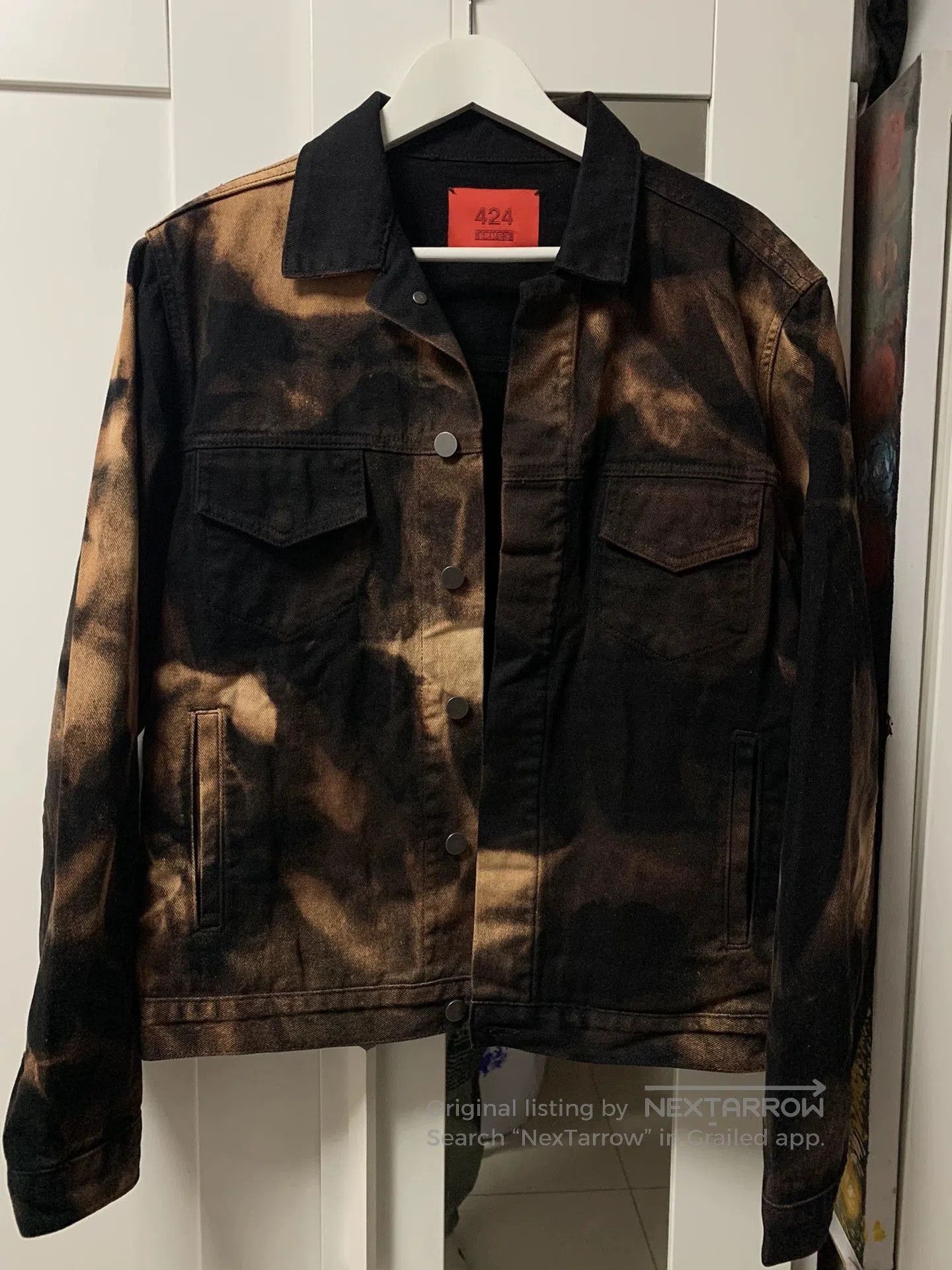 424 424 Los Angeles Black Denim Jacket. Size US S / EU 44-46 / 1 - 1 Thumbnail