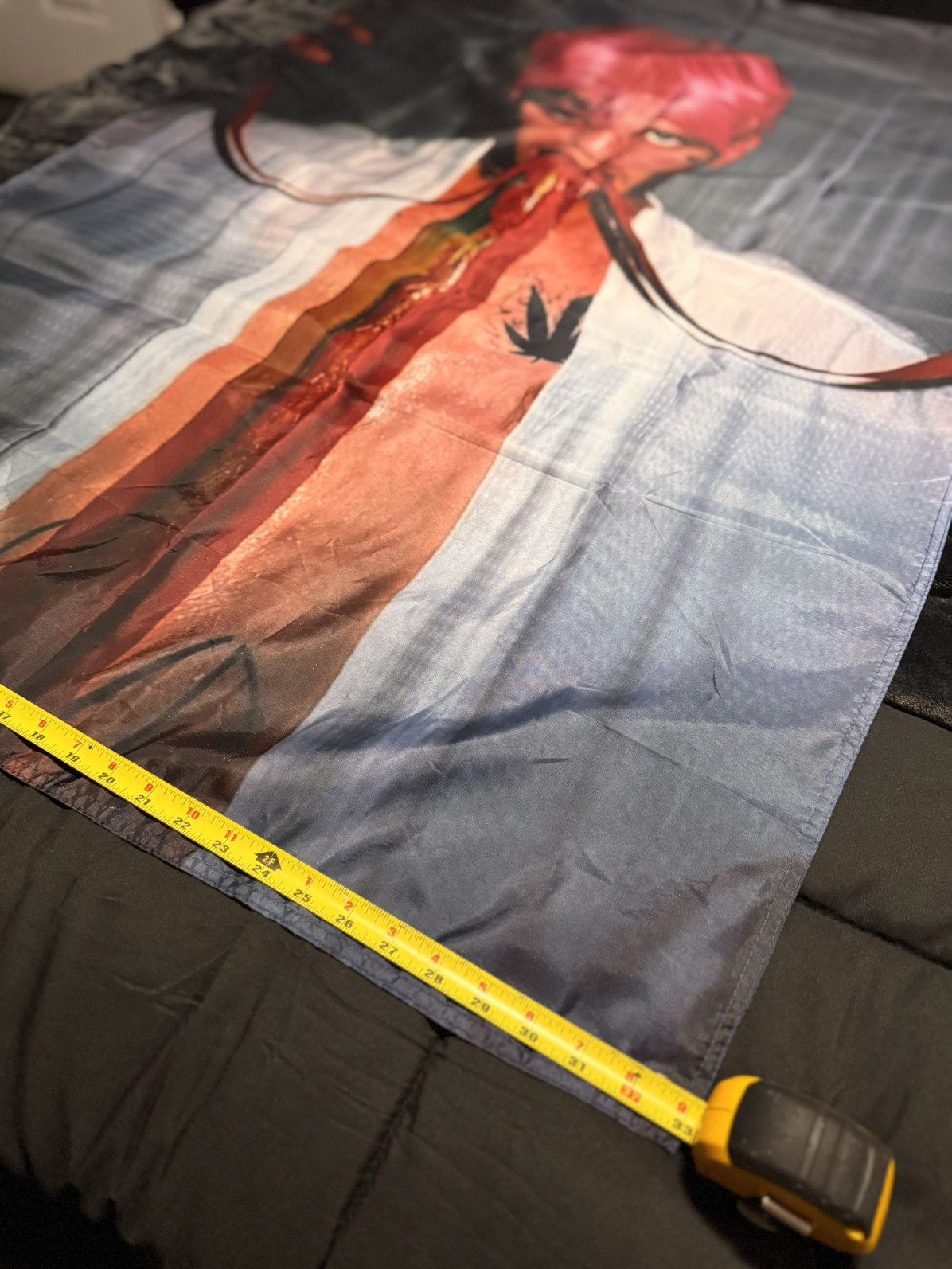 Lil Peep × Vintage Lil Peep Fruit Roll Up Flag RIP Size ONE SIZE - 4 Thumbnail