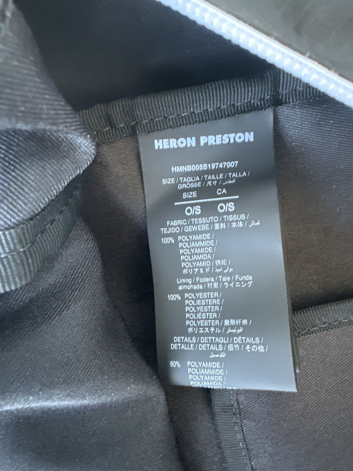 Heron Preston HERON PRESTON ‘CTNMB’ POCKETED BACKPACK | BLACK/WHITE Size ONE SIZE - 6 Thumbnail