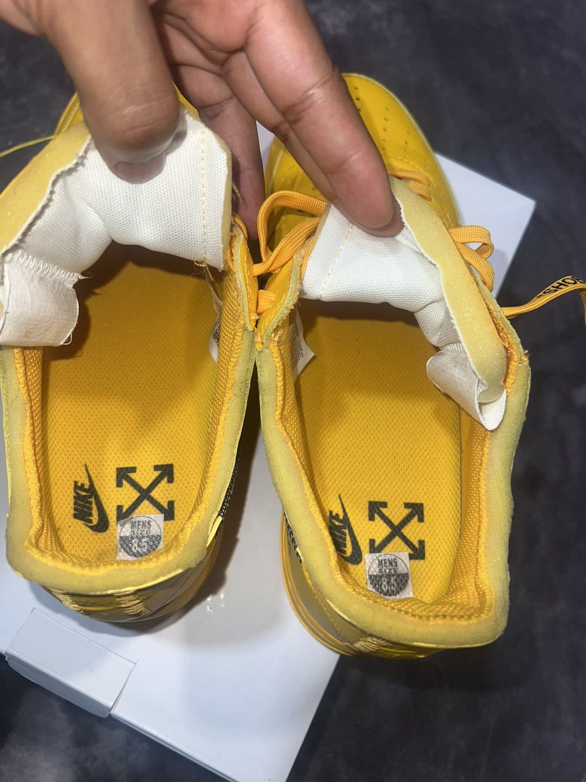 Nike × Off-White Nike Air Force 1 Low x Off-White “Lemonade” Size US 8.5 / EU 41-42 - 10 Thumbnail