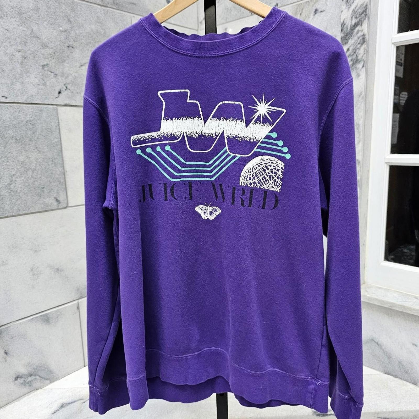 Other Men's Purple Juice WRLD Sweatshirt Size US M / EU 48-50 / 2 - 2 Thumbnail