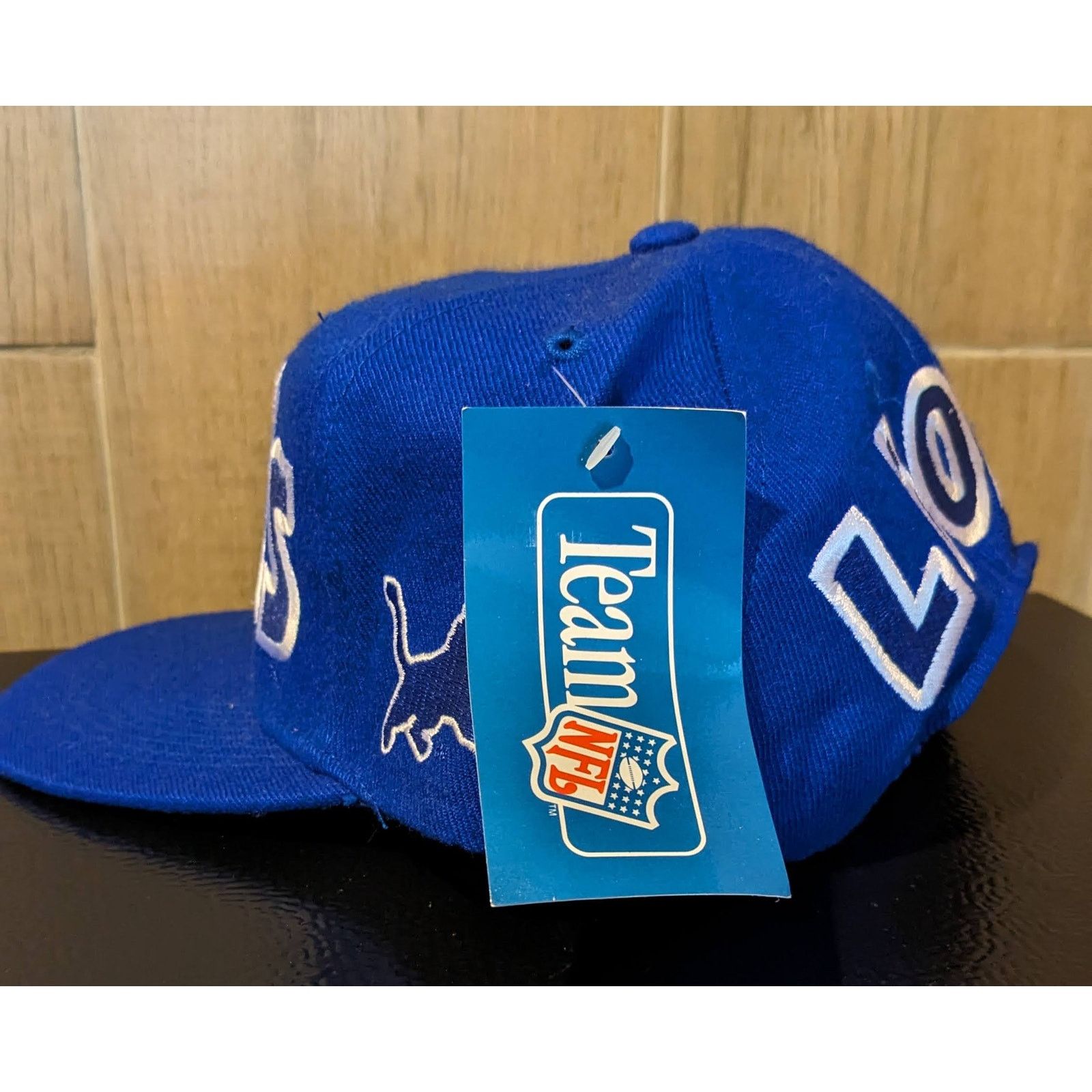 Sports Specialties NEW Detroit Lions 90s ANNCO snapback Bubble blue cap NFL vtg Size ONE SIZE - 2 Thumbnail