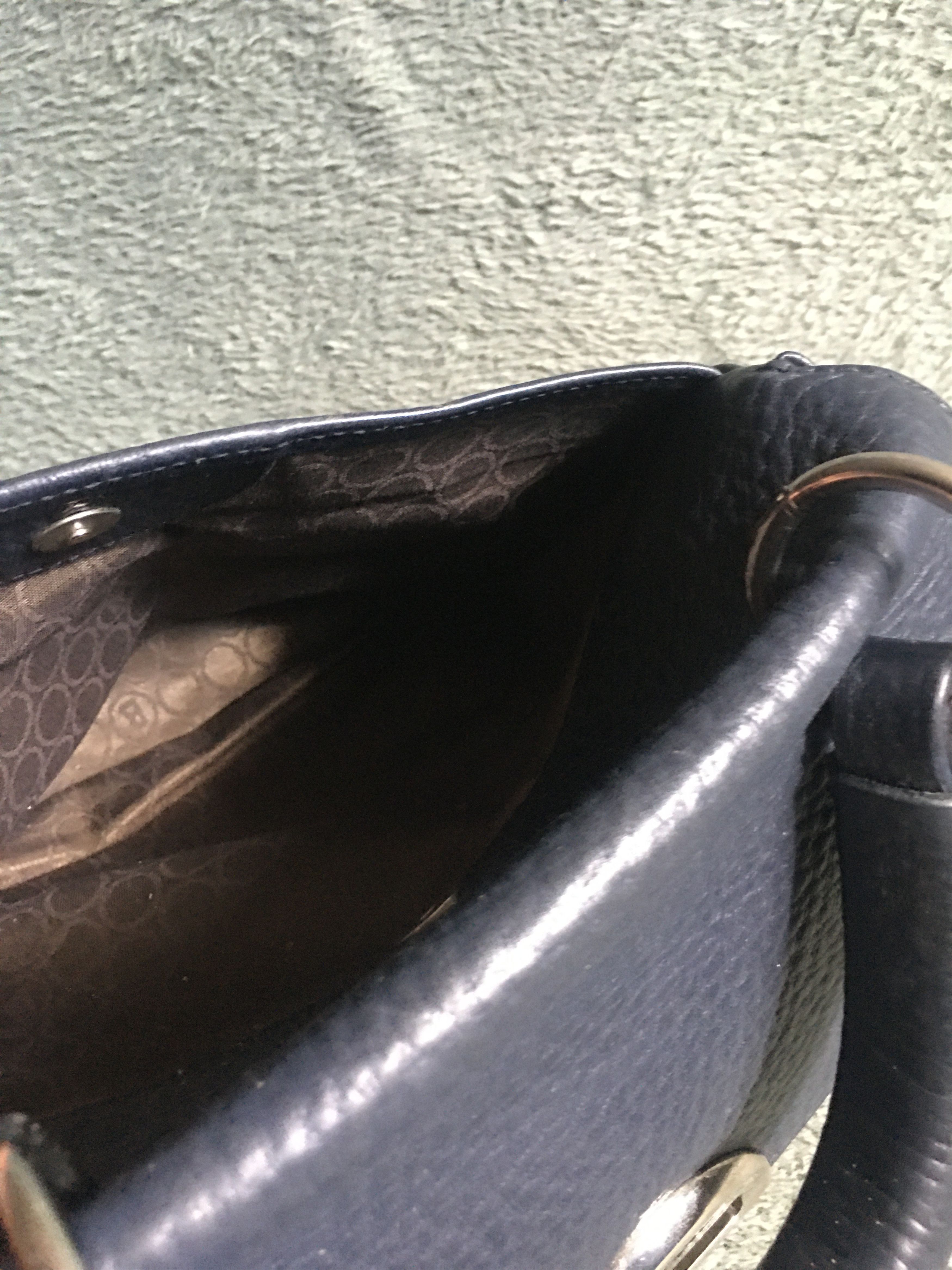 Bogner Bogner Blue Leather Bag Handbag Size ONE SIZE - 10 Thumbnail