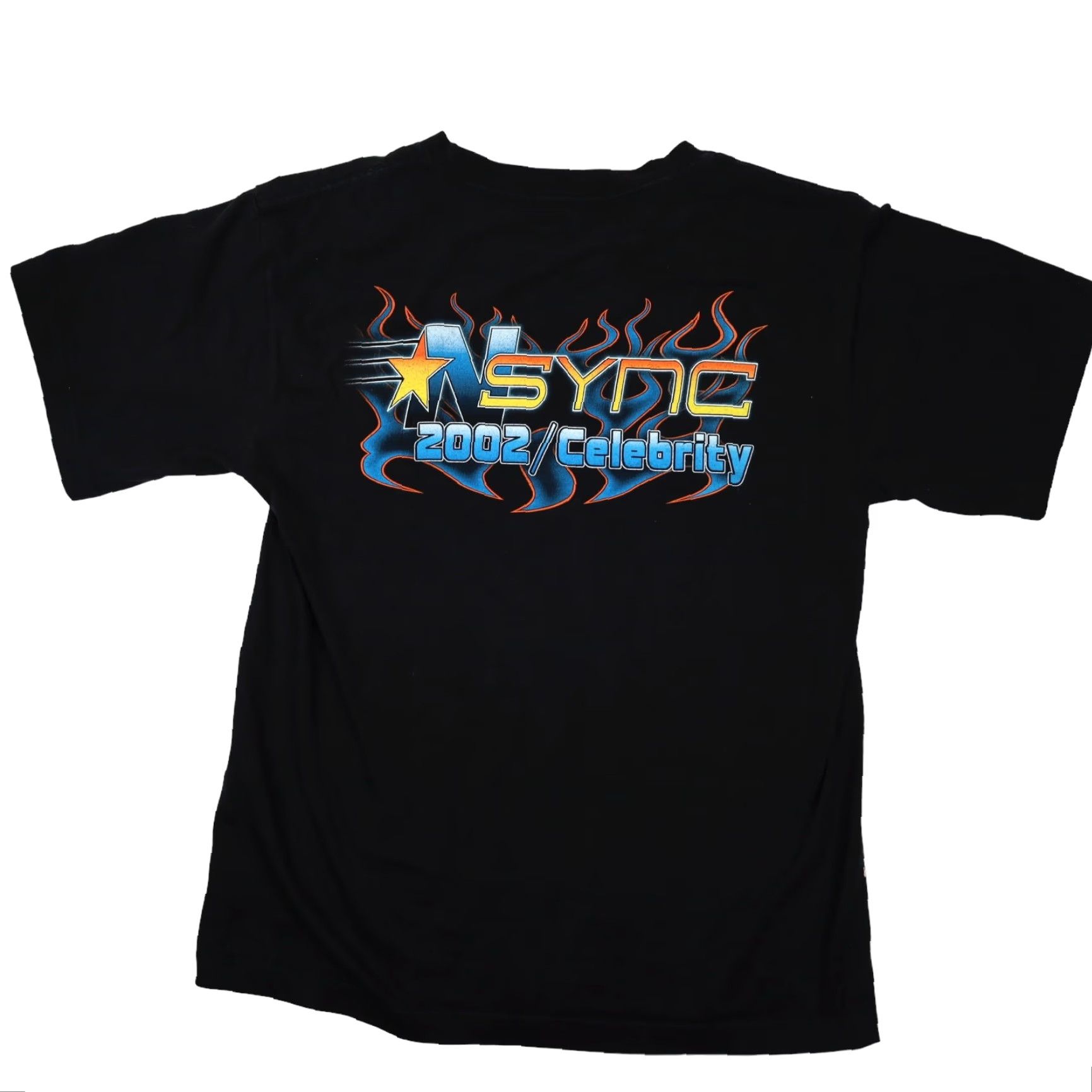 Vintage VINTAGE NSYNC 2002/Celebrity Tour Shirt Mens M Black T-Shirt Way off? Size US M / EU 48-50 / 2 - 7 Thumbnail