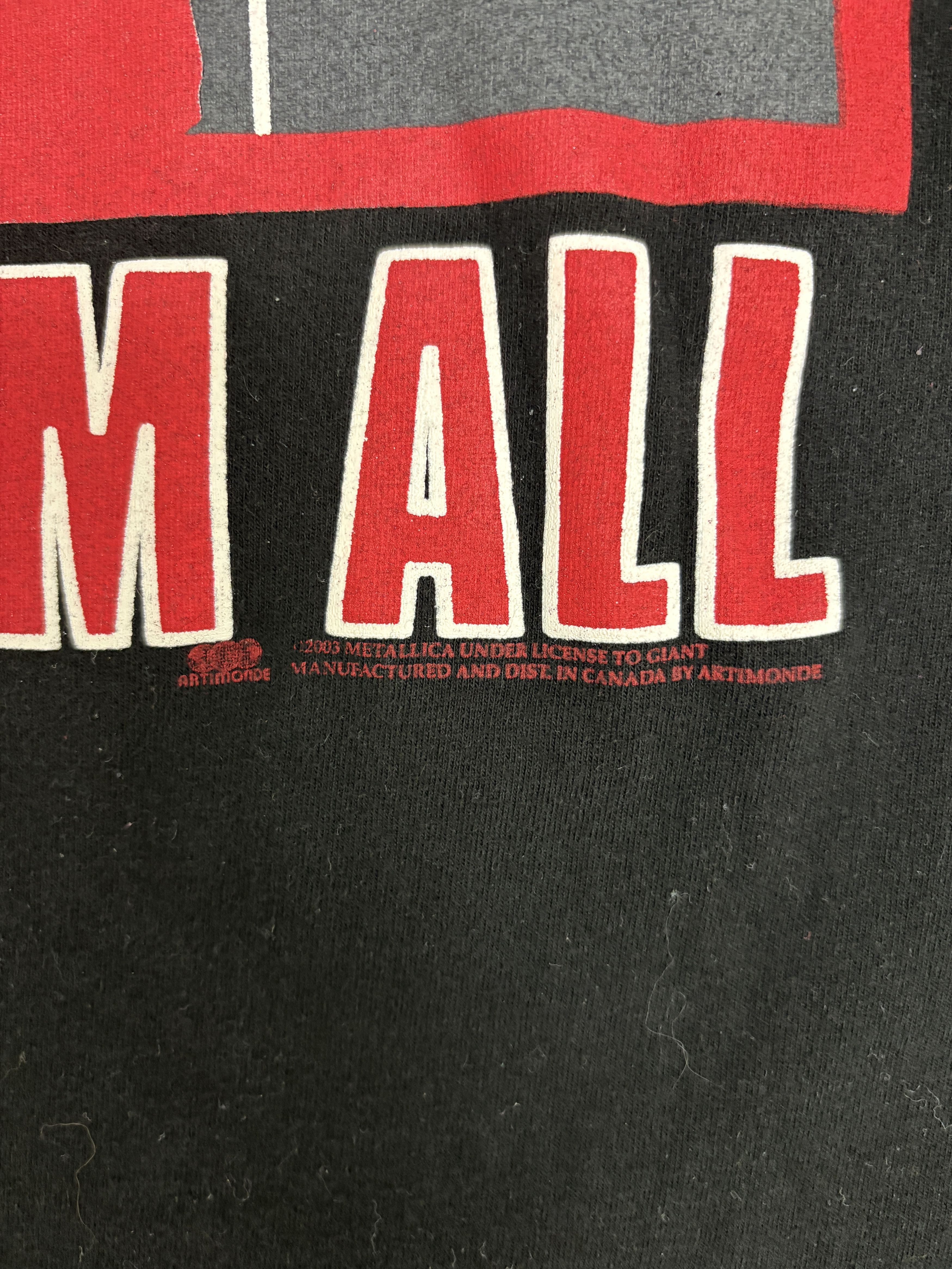 Vintage Metallica Kill 'Em All Vintage Black T-Shirt Tee Size US S / EU 44-46 / 1 - 3 Thumbnail