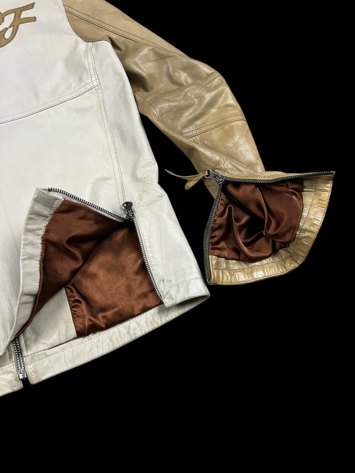 291295=Homme Vintage 291295 Homme Cafe Racer Leather Jacket Size US M / EU 48-50 / 2 - 10 Thumbnail