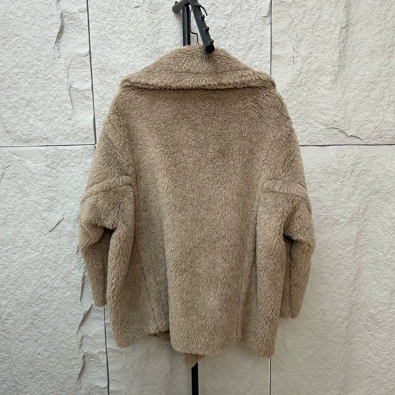 Max Mara Max Mara Honey Tea Sand Teddy Bear Short Coat Size S / US 4 / IT 40 - 2 Thumbnail