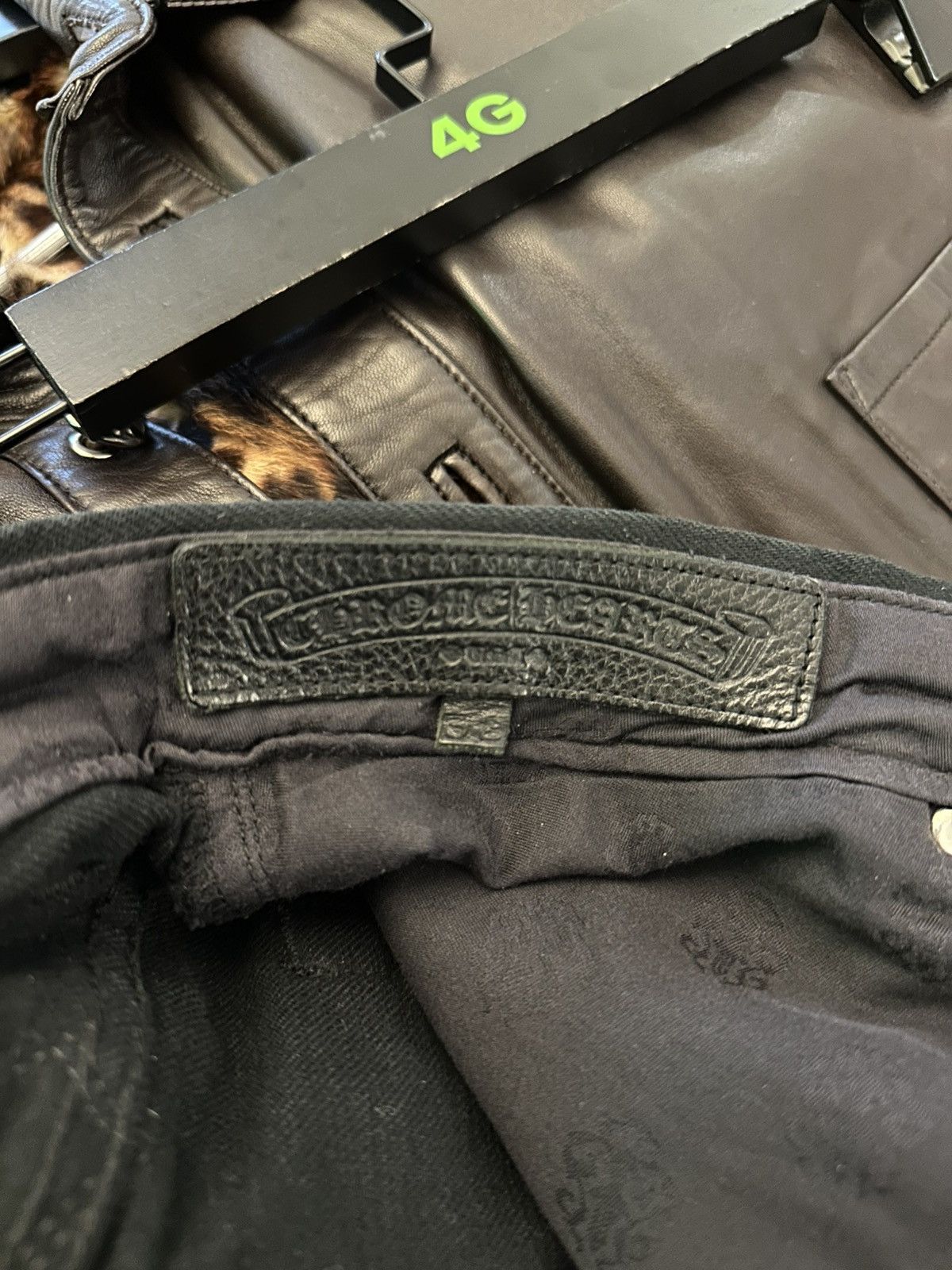 Chrome Hearts CHROME HEARTS CHECKARD & PINK PATCH DENIM Size US 32 / EU 48 - 6 Thumbnail