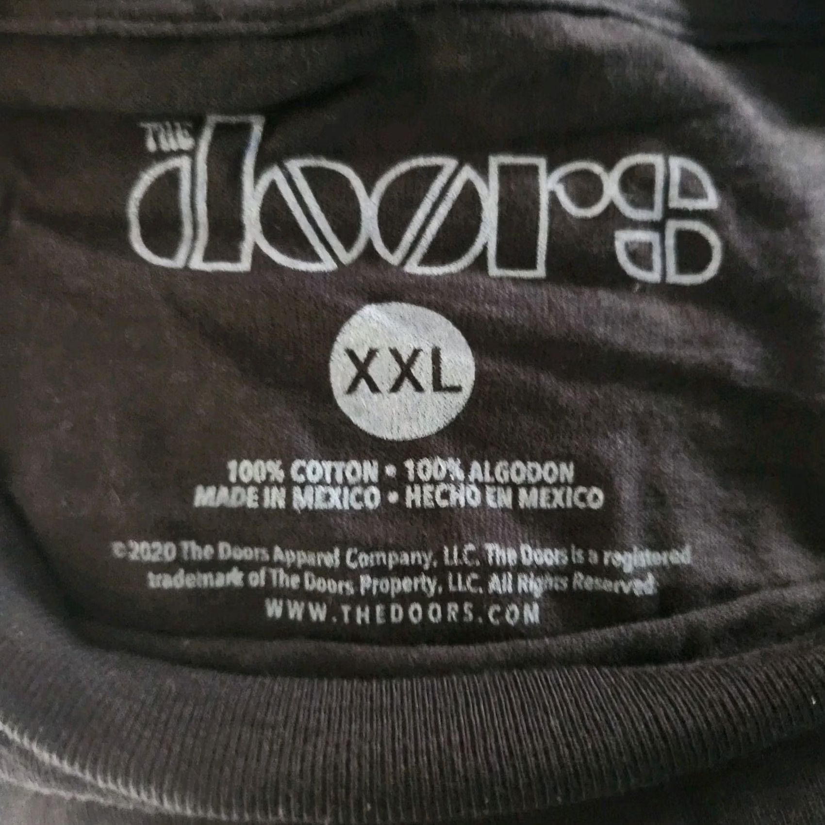 Vintage The Doors T Shirt Tee Mens 2XL Black 70s Rock Classic Jim Morrison Size US XXL / EU 58 / 5 - 4 Thumbnail