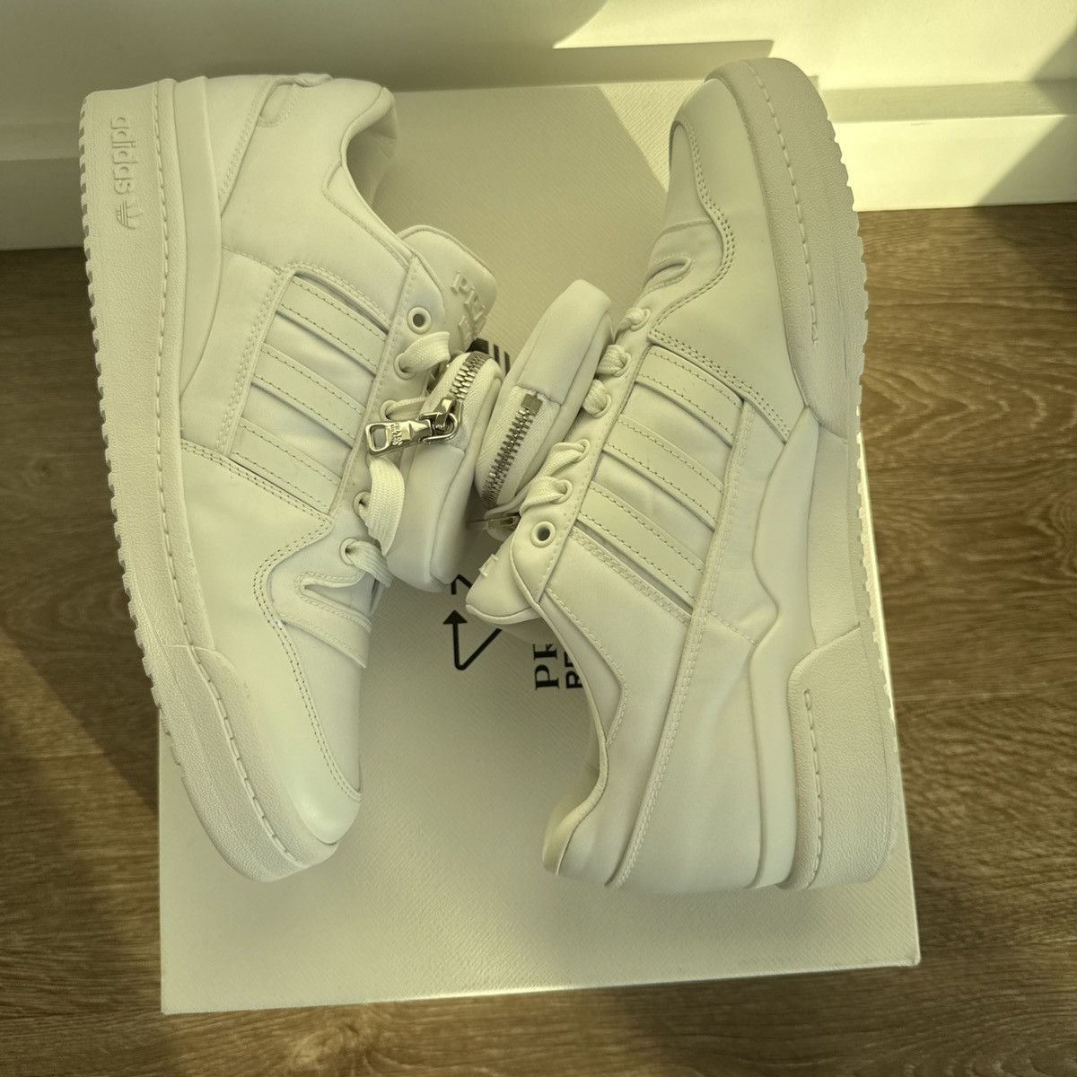 Adidas × Prada Prada adidas Forum Low white Size US 9 / EU 42 - 5 Thumbnail