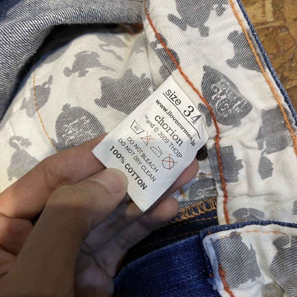 Beauty Beast Rare And Beautiful Mr. Men Little Miss Big Logo Denim Jeans Size US 34 / EU 50 - 10 Thumbnail