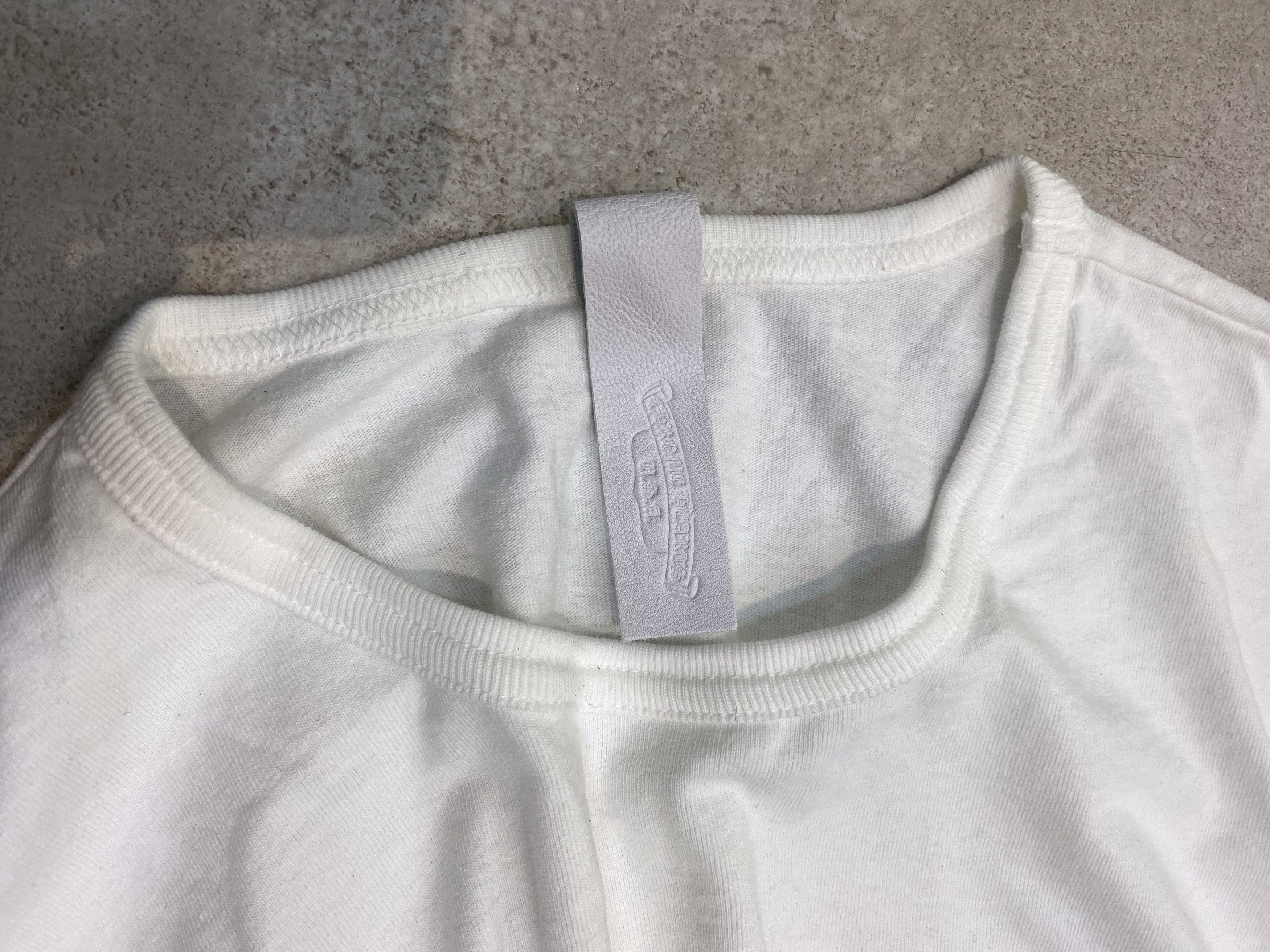 Chrome Hearts CHROME HEARTS Premium Embroidered Eyechart Long Sleeve WHITE Size US L / EU 52-54 / 3 - 4 Thumbnail